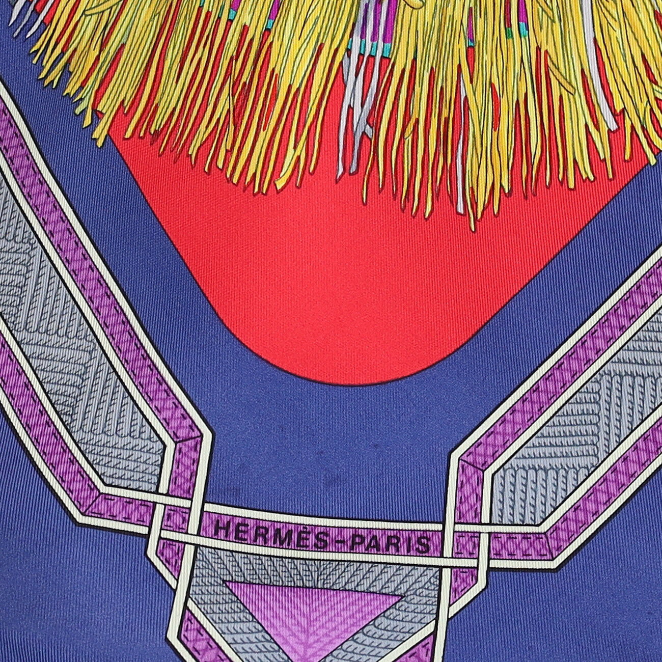 Hermés Cuirs Du Desert Silk Scarf