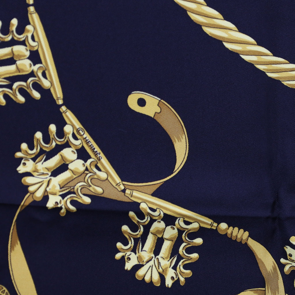 Hermès Les Cavaliers D’or Silk Scarf