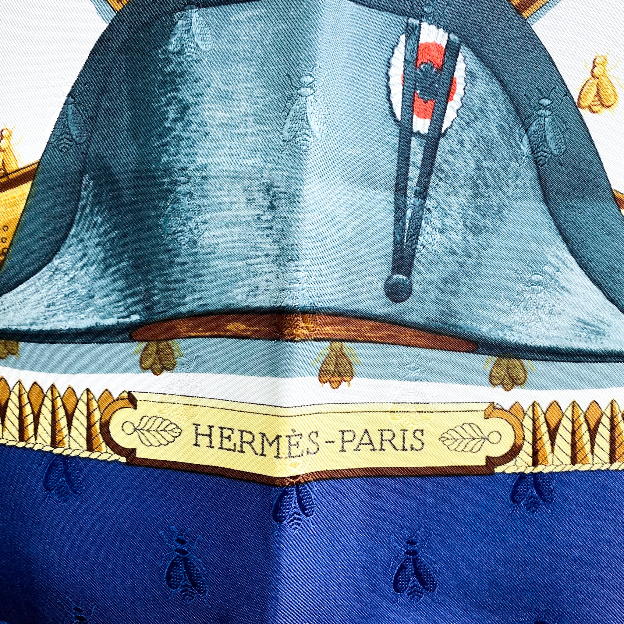 Boxed Hermes Napoléon Silk Scarf