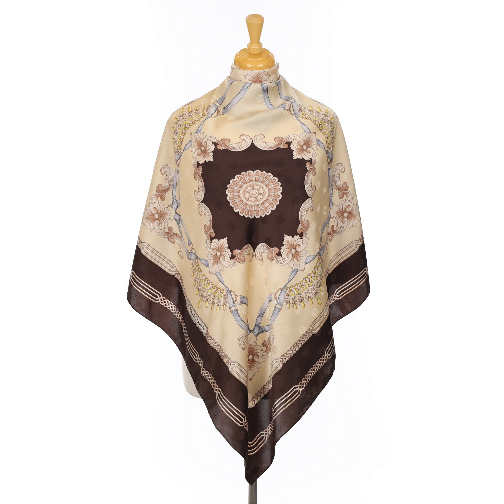 Italian Renato Balestra Vintage Silk Scarf