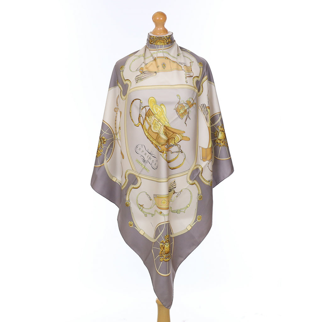 Hermès Springs Silk Scarf