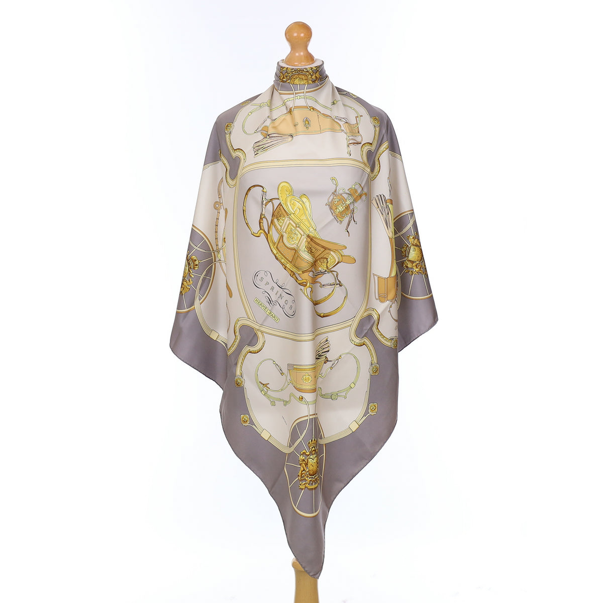 Hermès Springs Silk Scarf