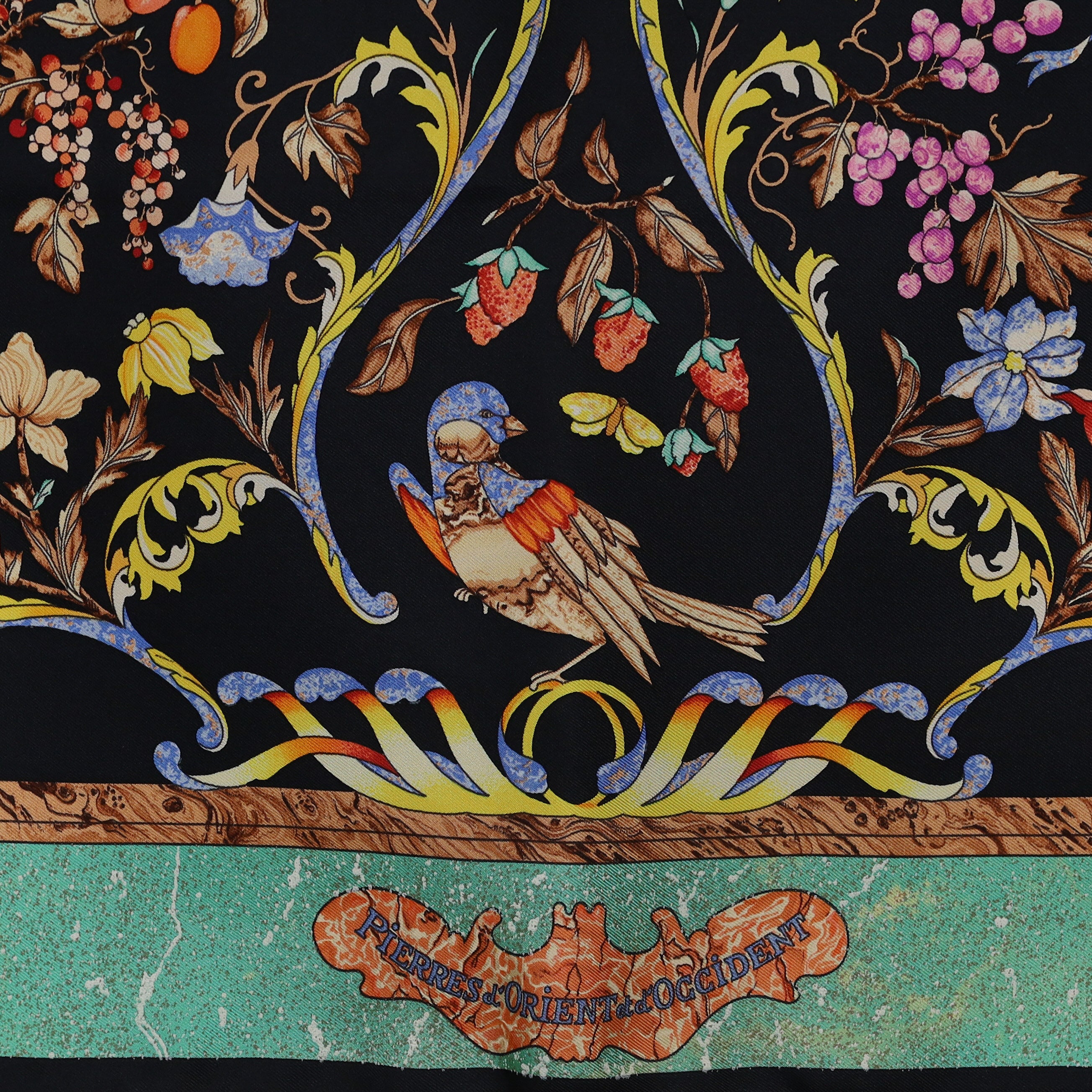 Hermès Pierres D’orient Et D’occident Silk Scarf