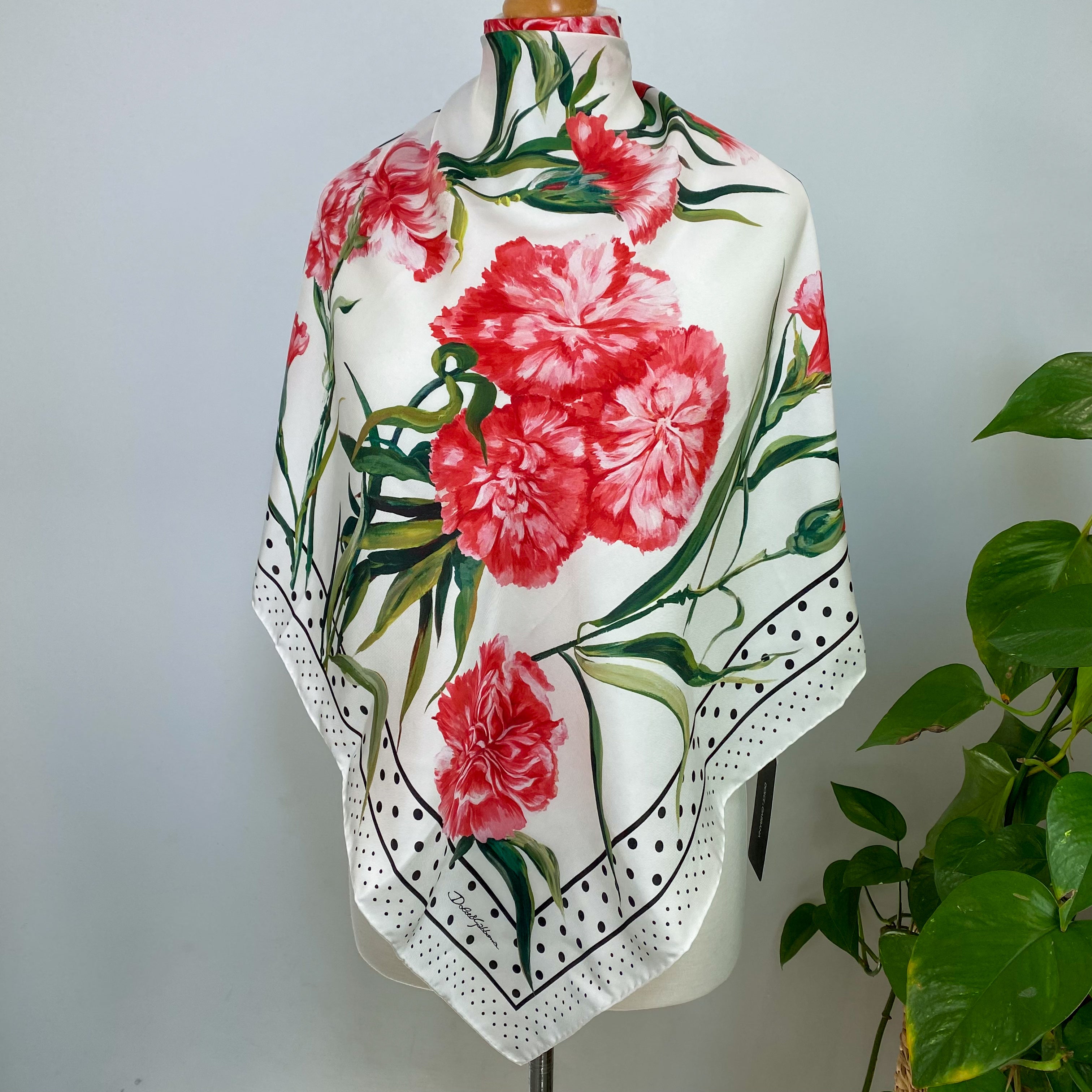 Brand New Boxed Dolce & Gabbana Silk Scarf