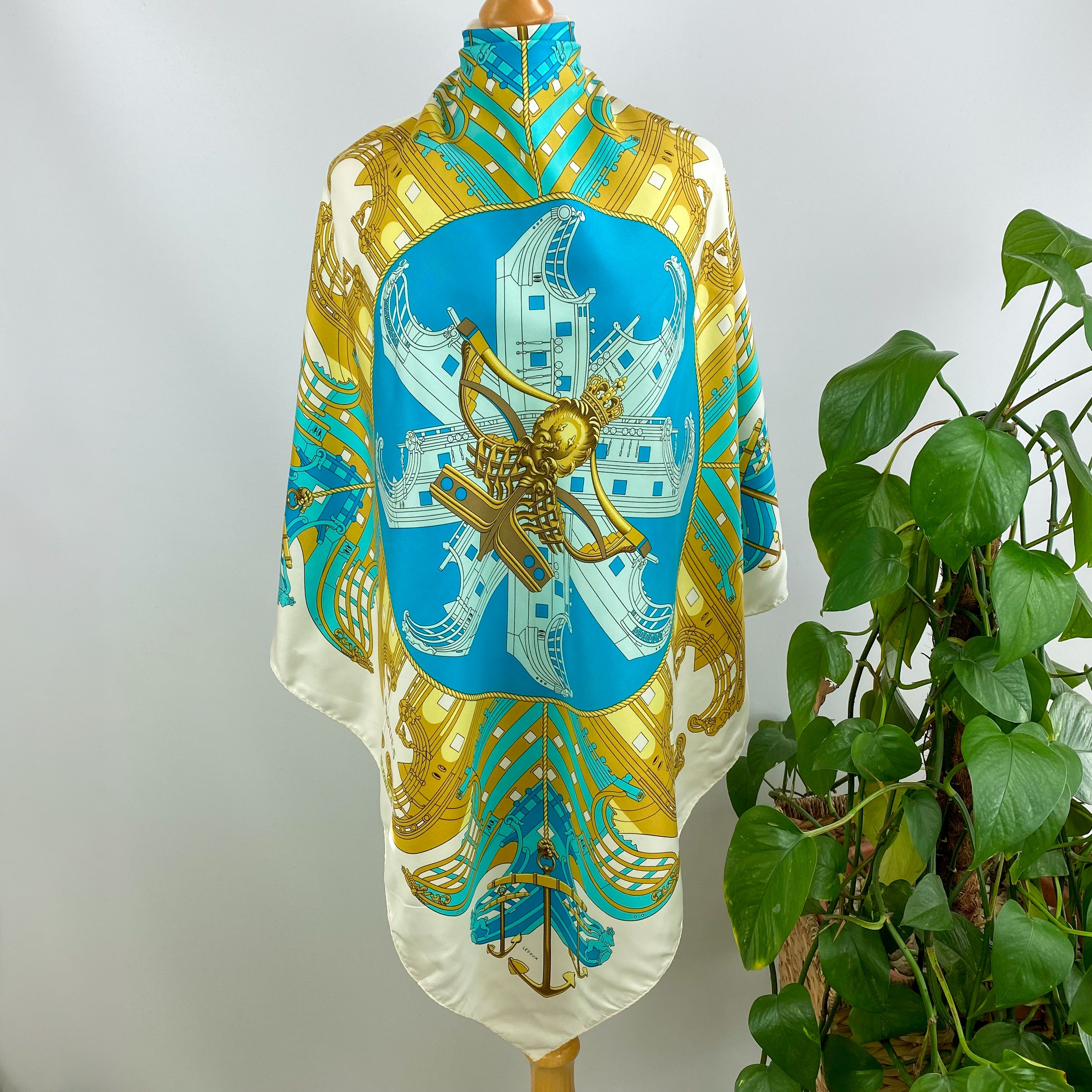 Hermès Proues 1974 Silk Scarf