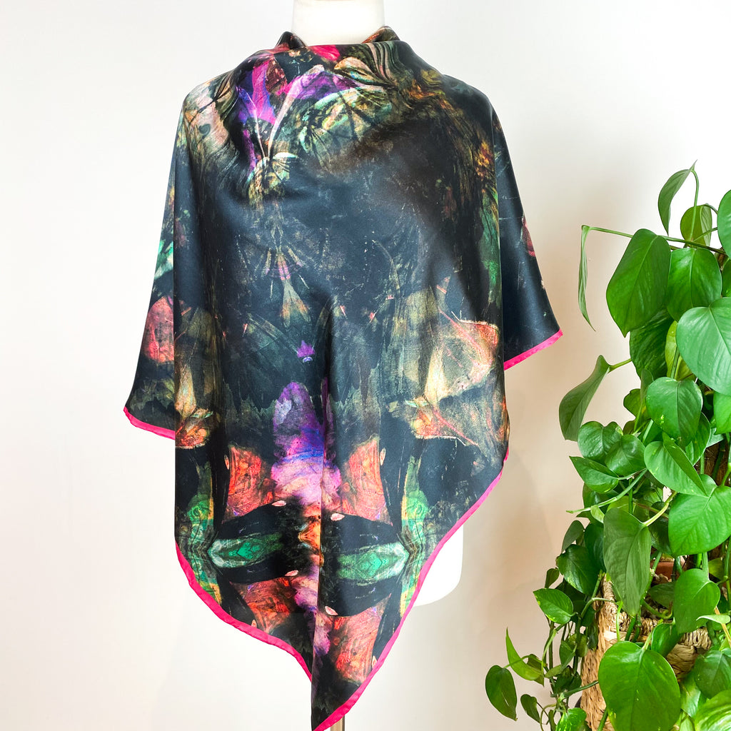 Large Ted Baker Abstract Silk Scarf