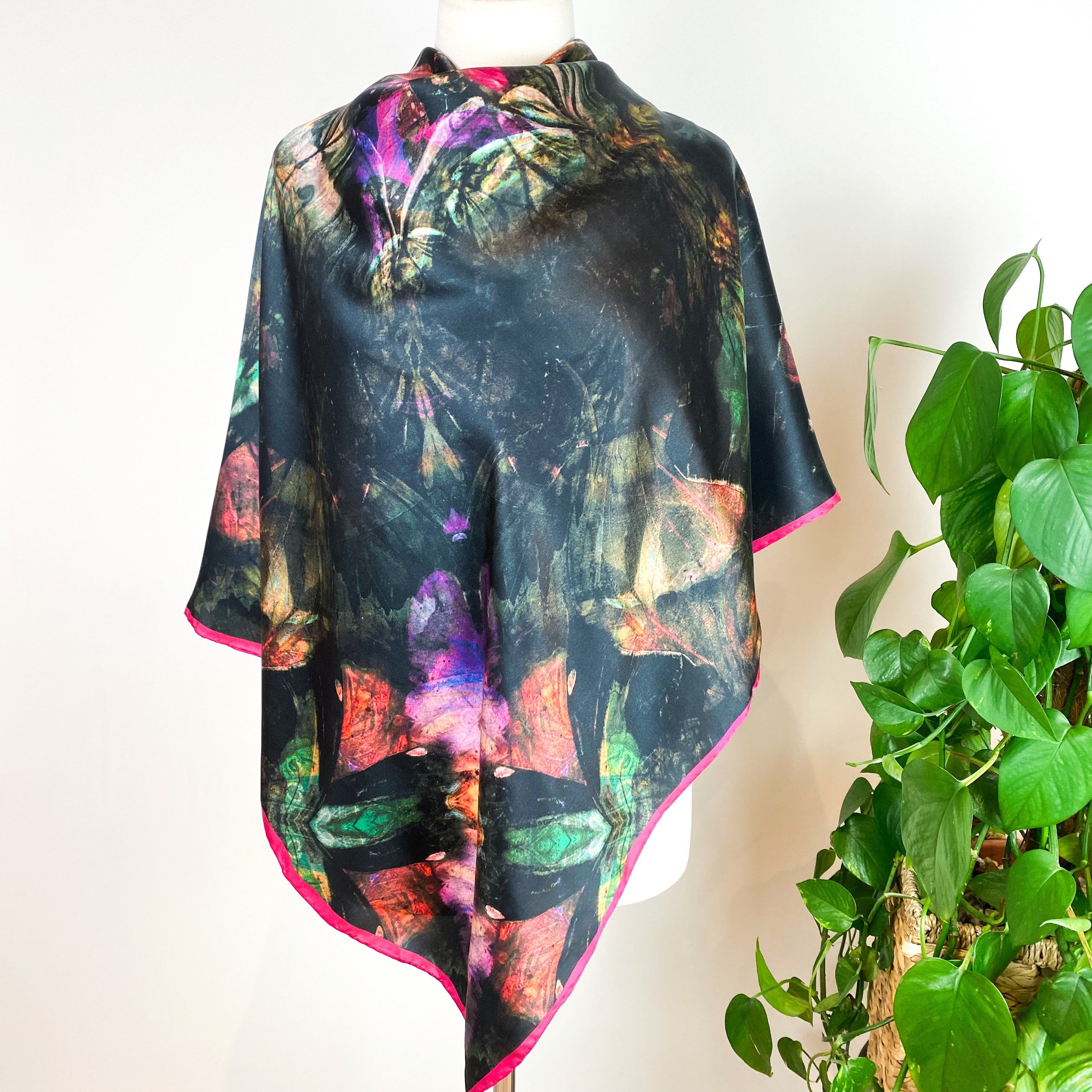 Large Ted Baker Abstract Silk Scarf
