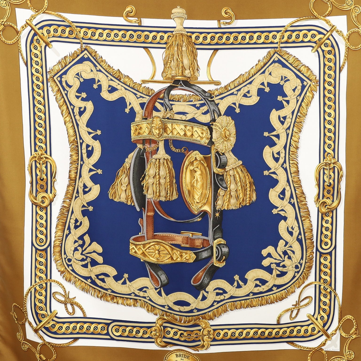Hermès Bride De Cour Silk Scarf