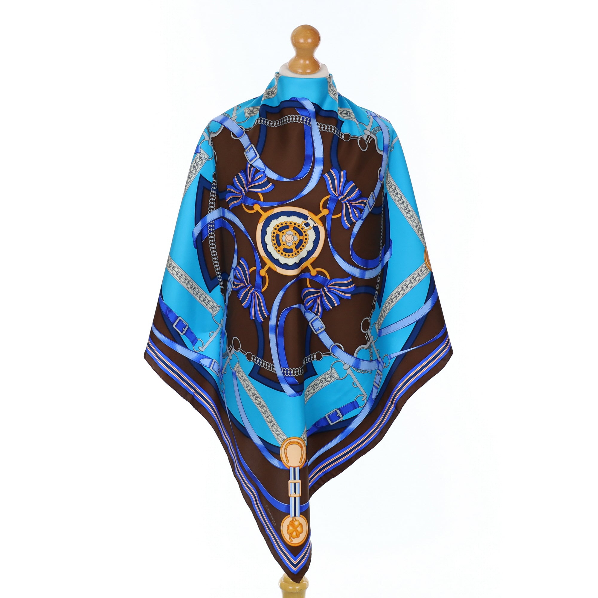 Brand New E.Marinella Silk Scarf