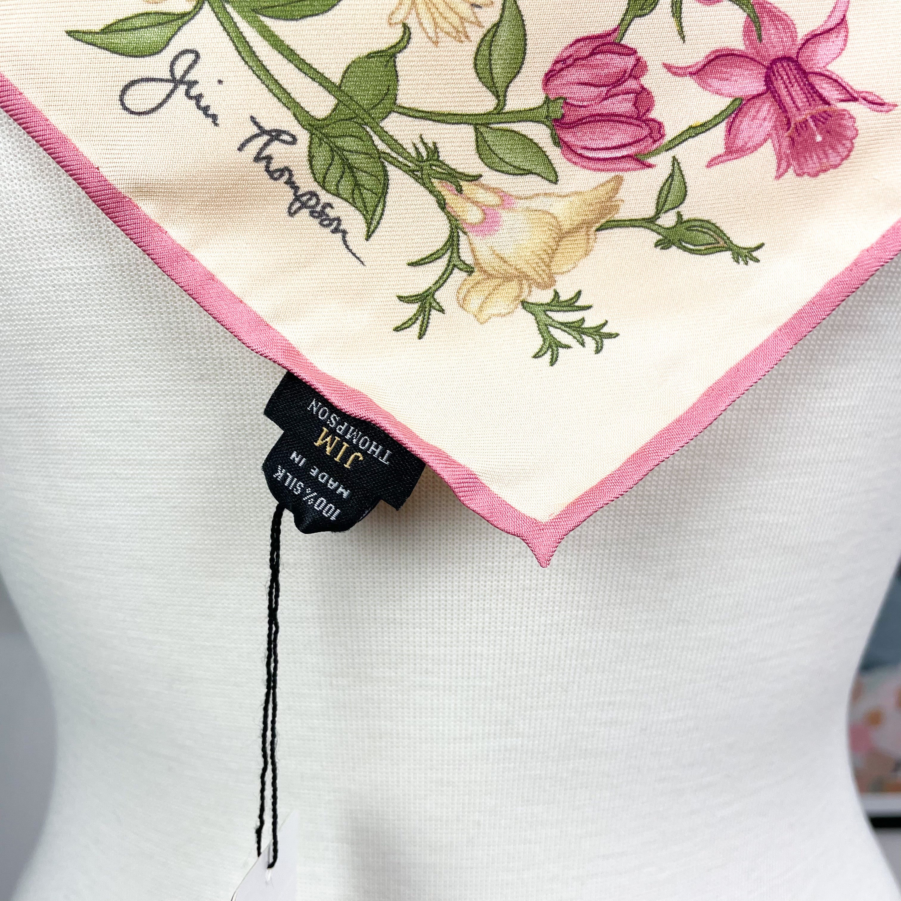 Brand New Jim Thompson Designer Silk Scarf