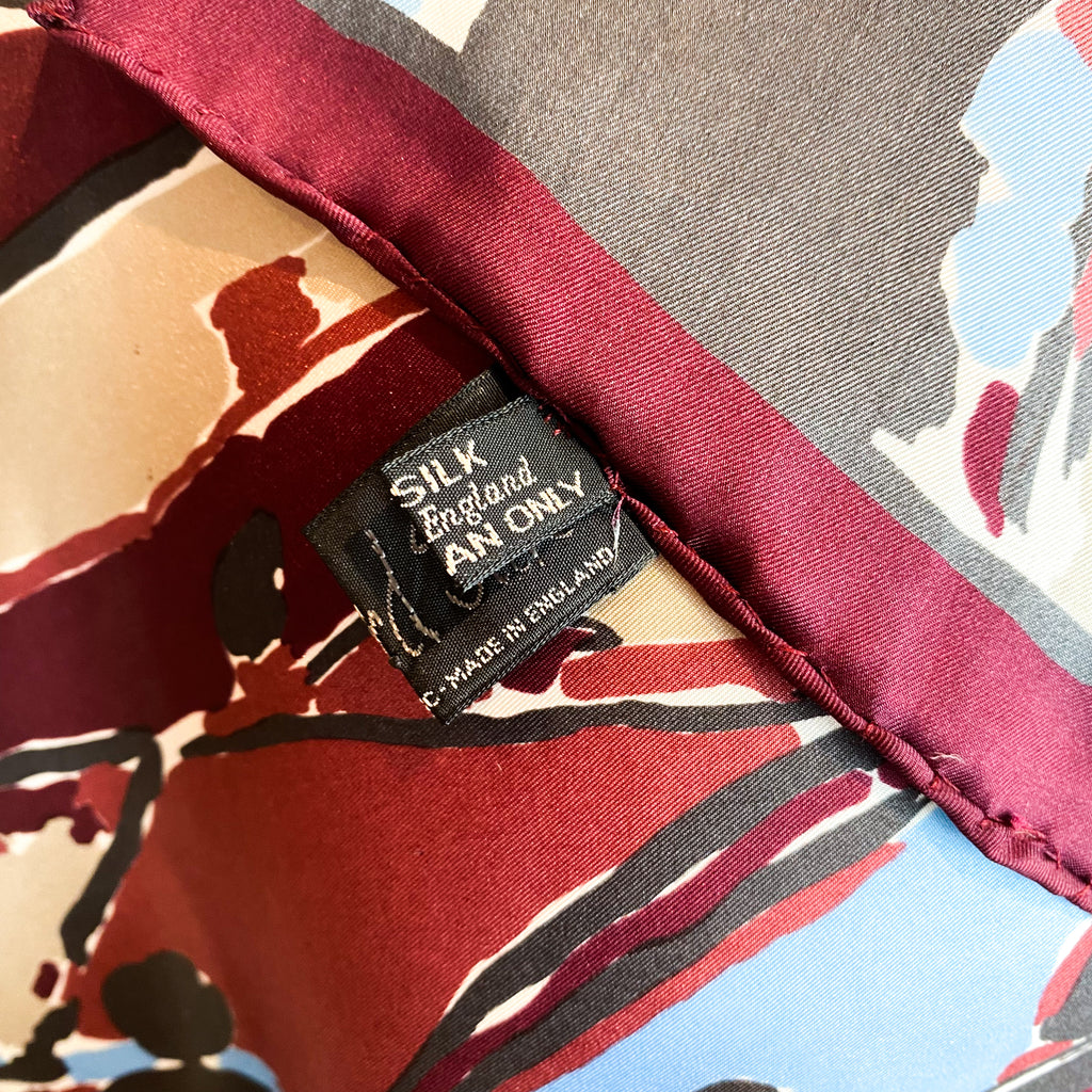 Brand New Beckford Silk Vintage Silk Scarf