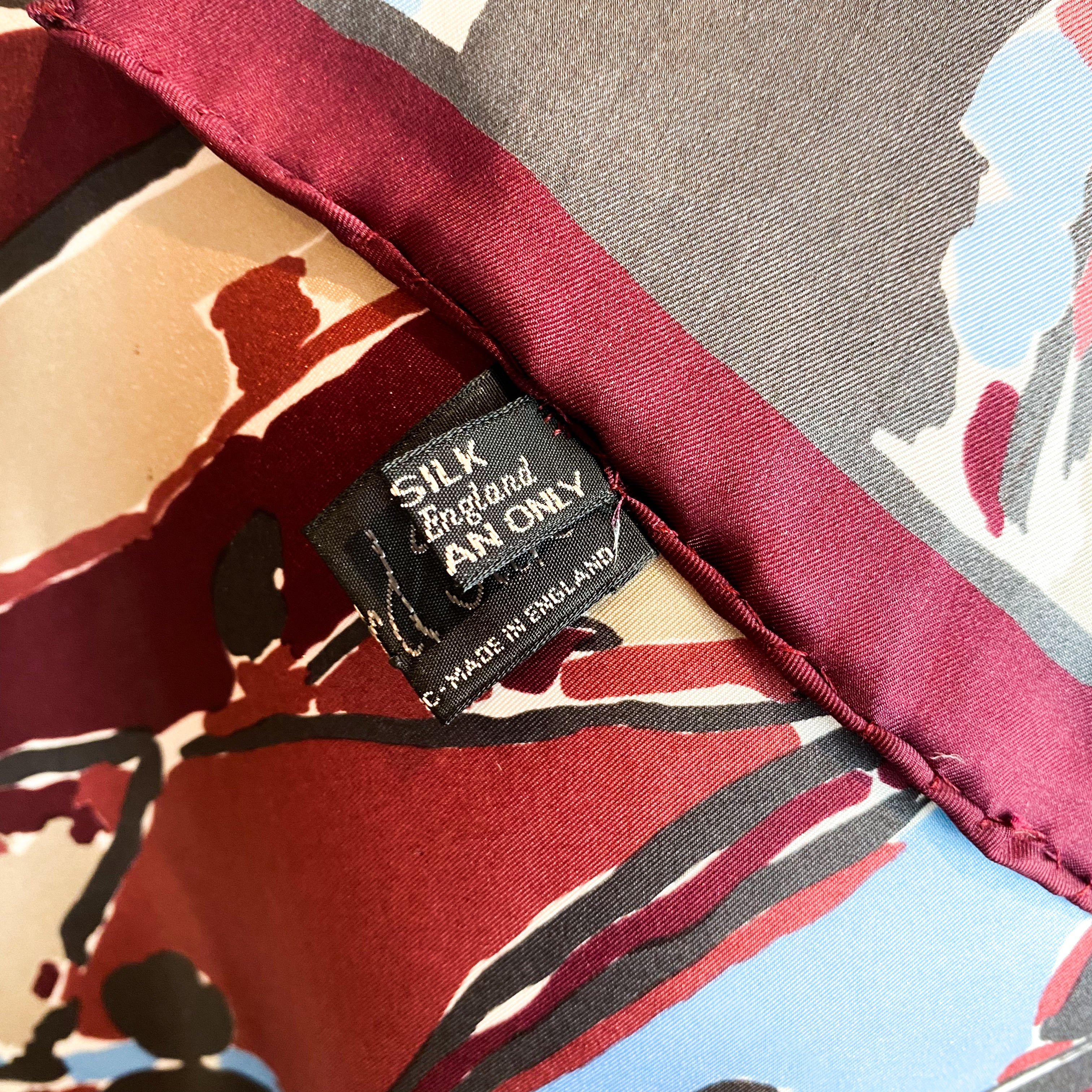 Brand New Beckford Silk Vintage Silk Scarf