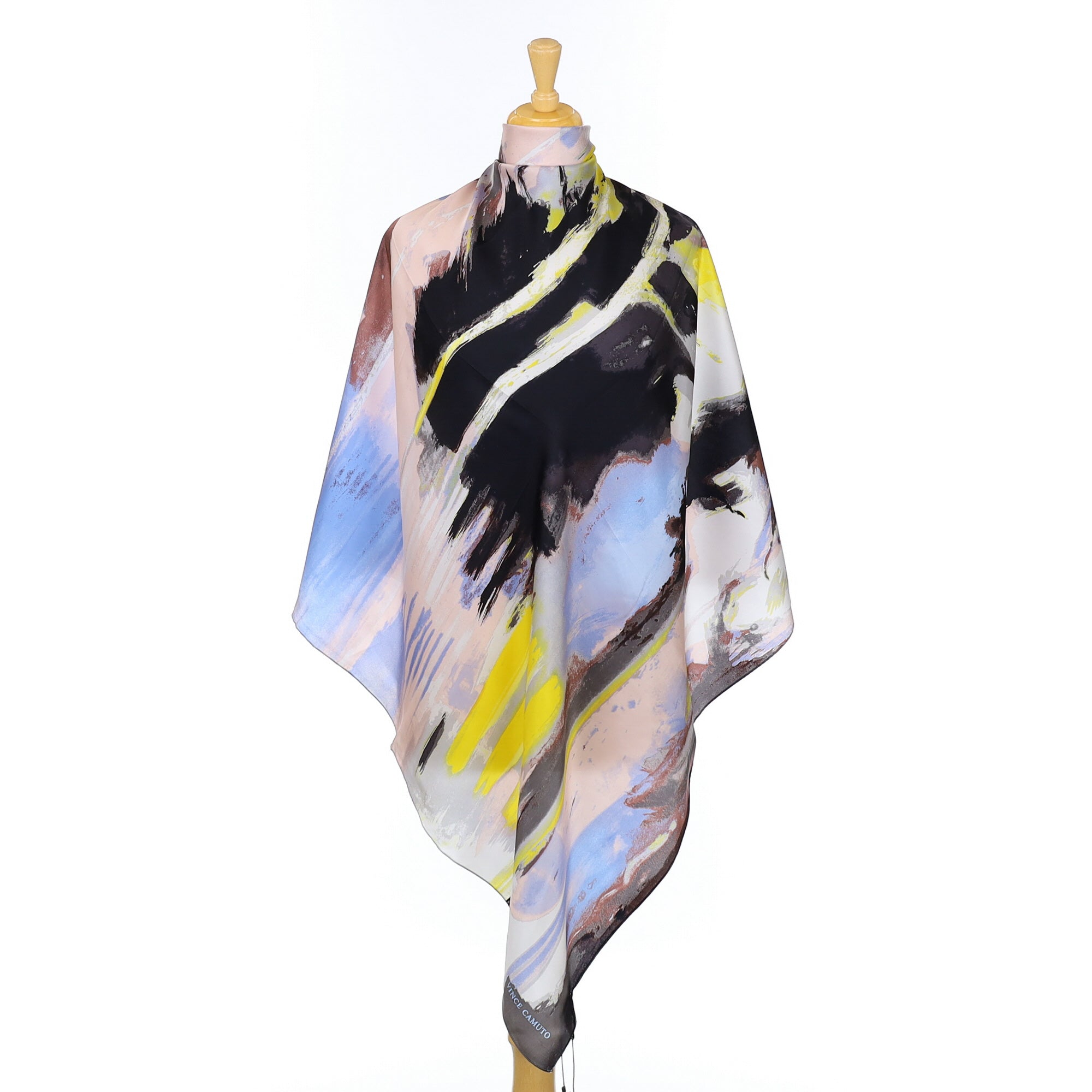 Vince Camuto Abstract Colourful Silk Scarf