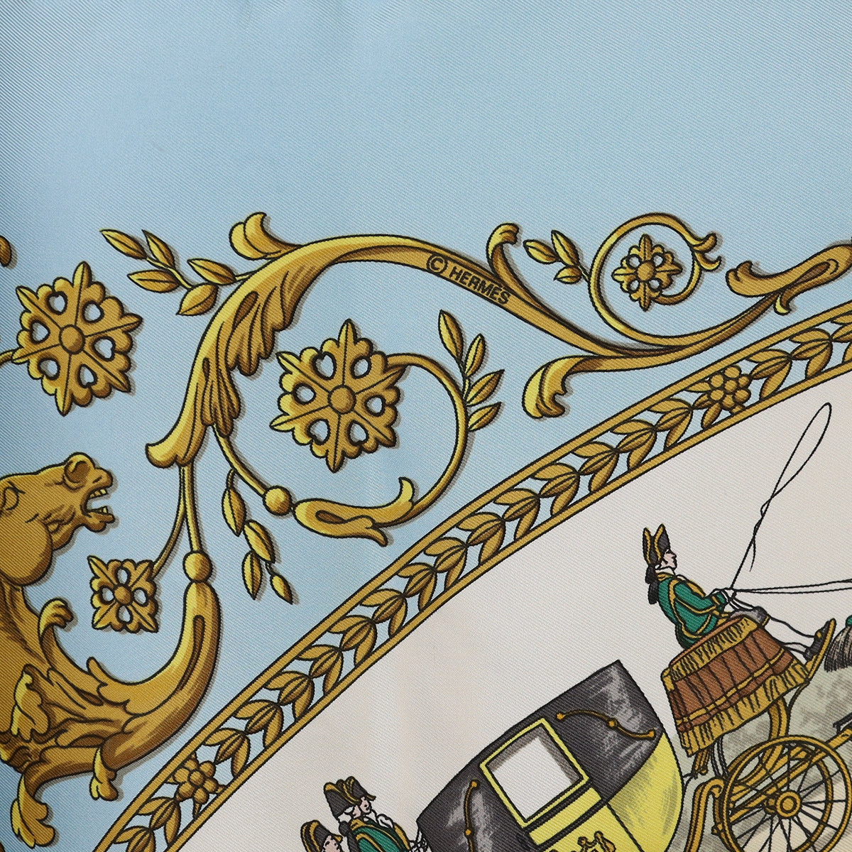 Brand New Boxed Hermès La Promenade De Longchamps Silk Scarf
