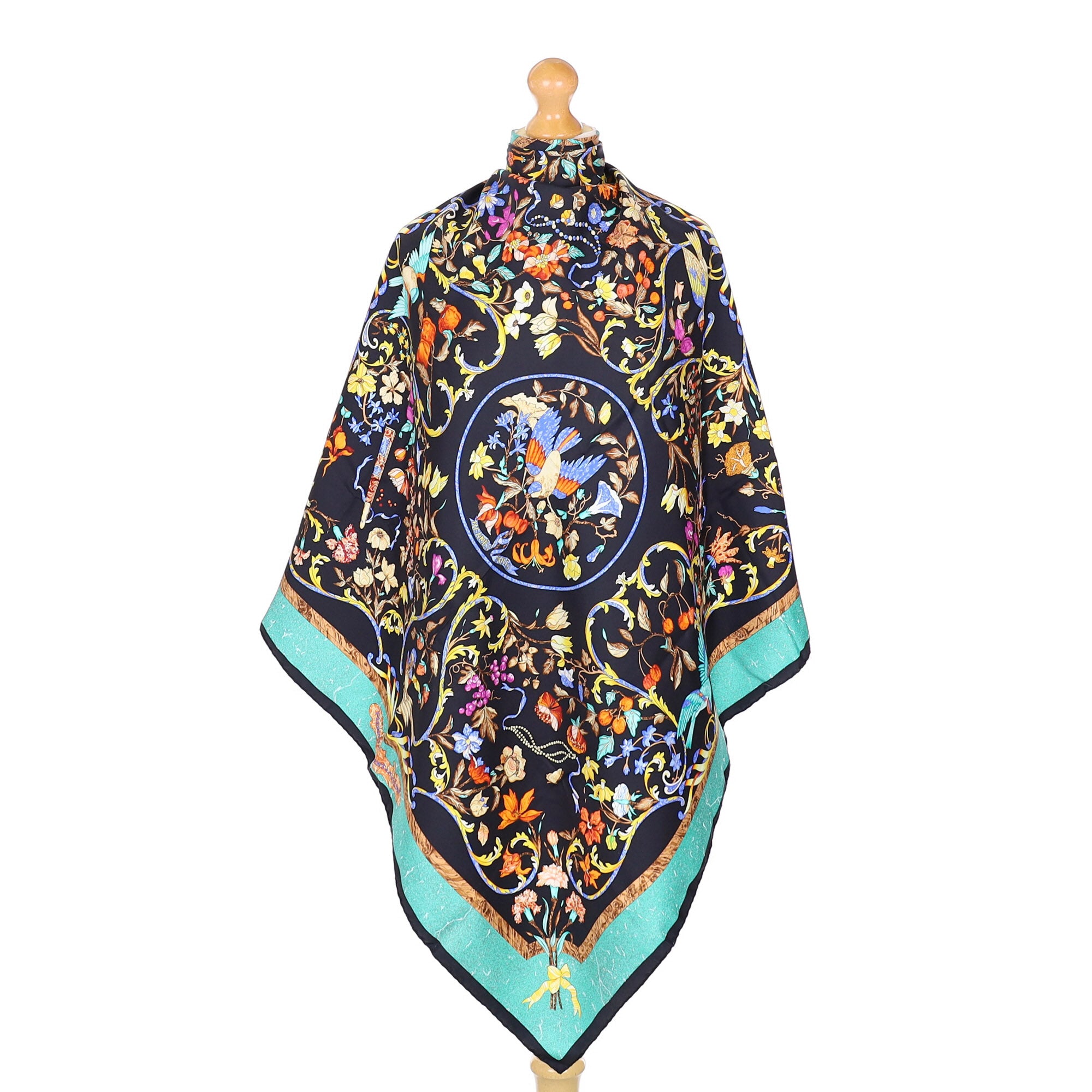 Hermés Pierres D'orient Et D'occident Silk Scarf