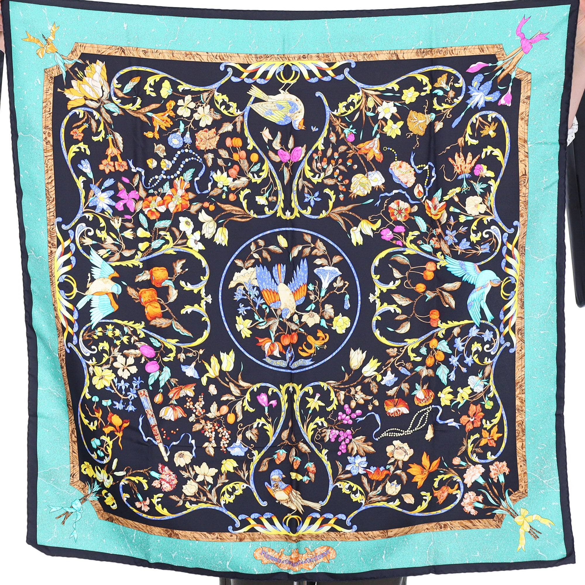 Hermés Pierres D'orient Et D'occident Silk Scarf
