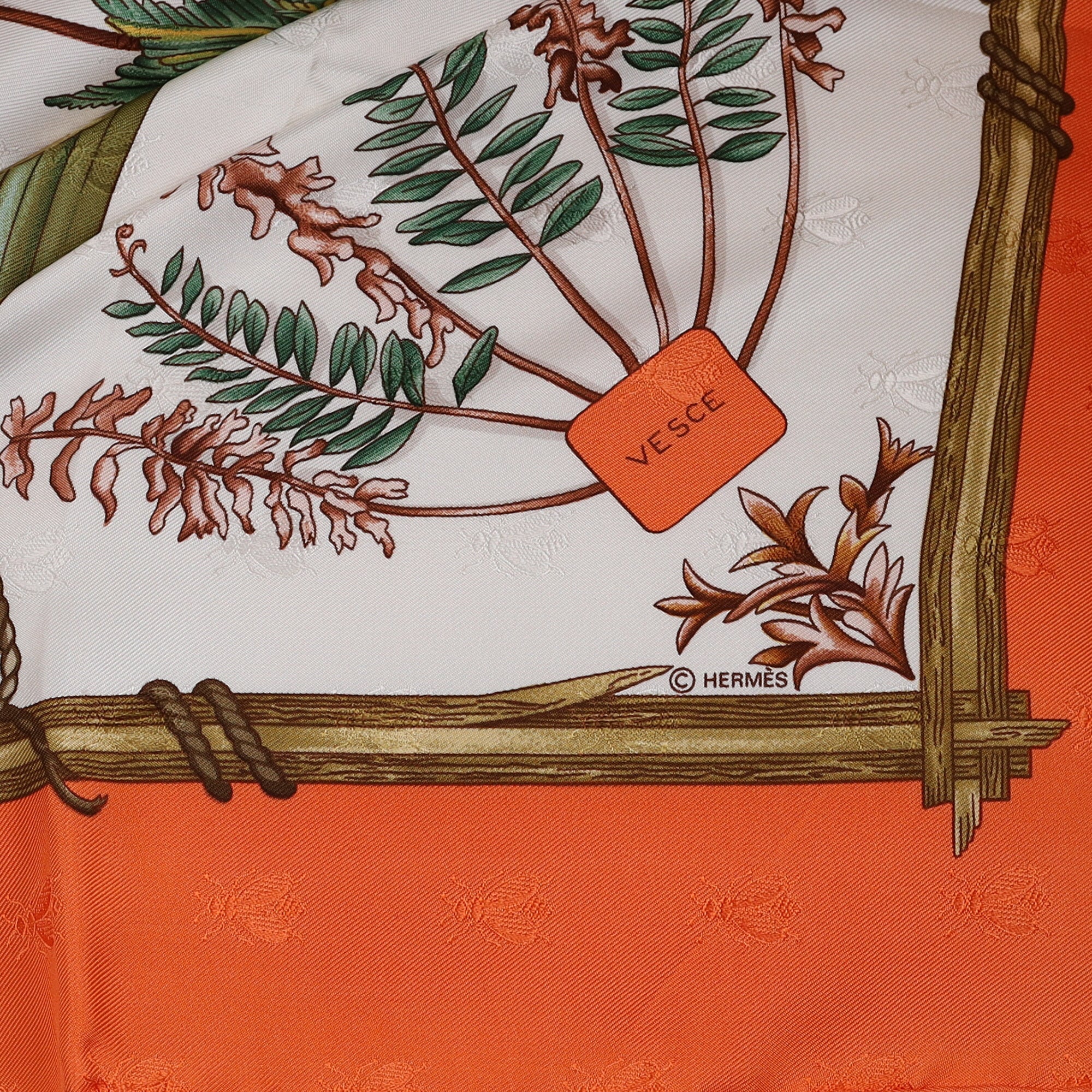 Brand New Boxed Hermès Herbier de Gavarnie Silk Scarf