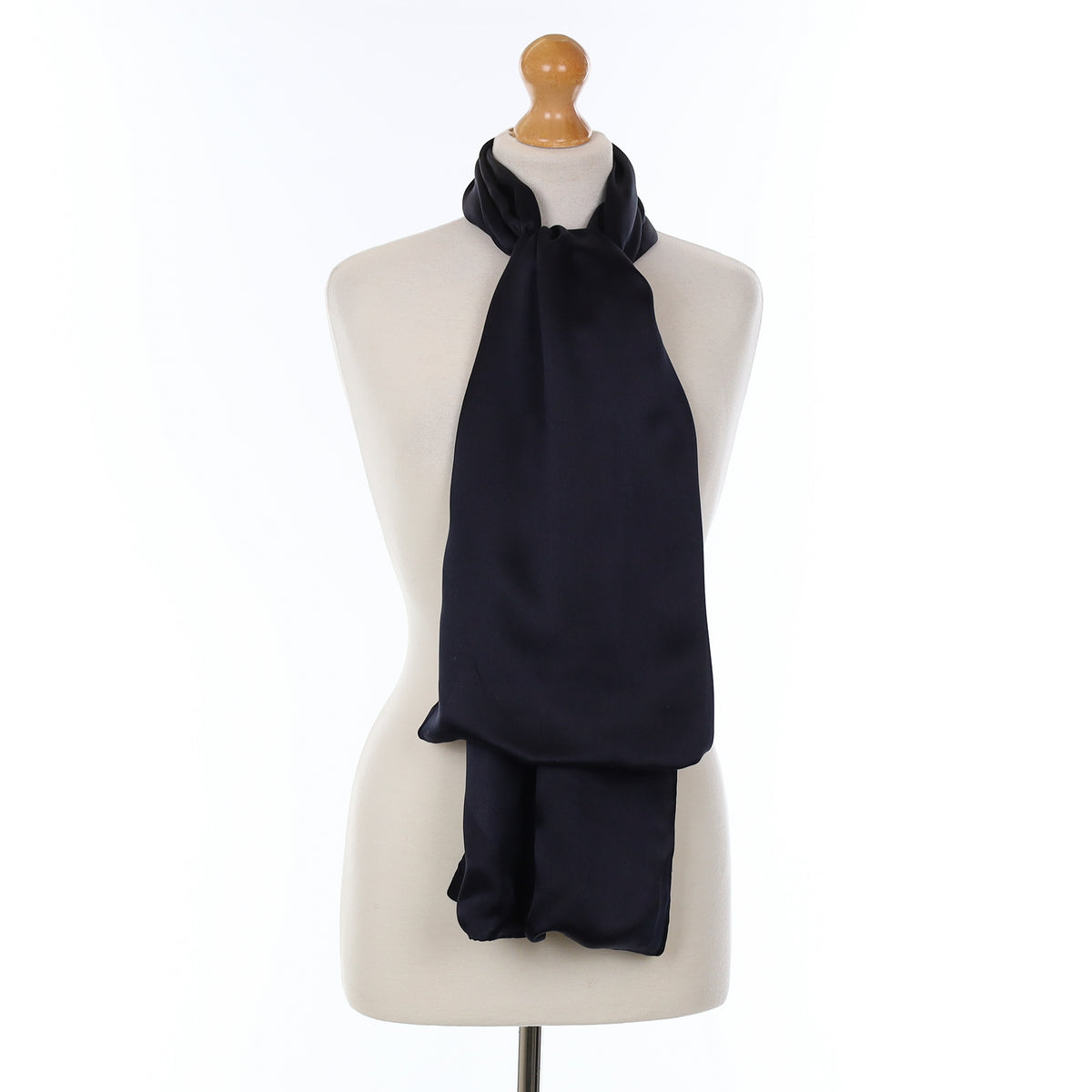 Jaeger Black Silk Scarf
