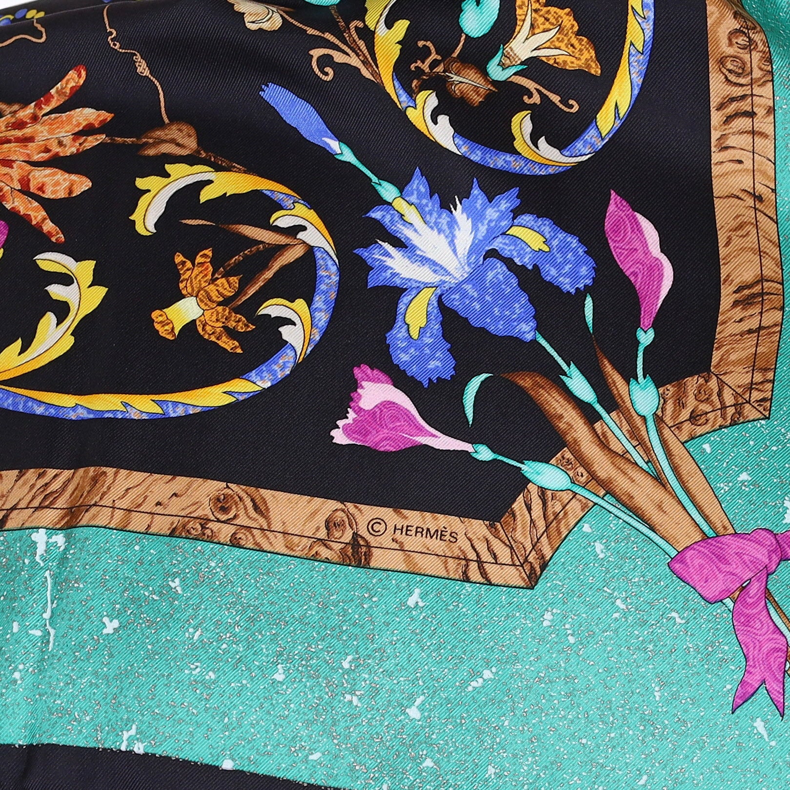 Hermés Pierres D'orient Et D'occident Silk Scarf