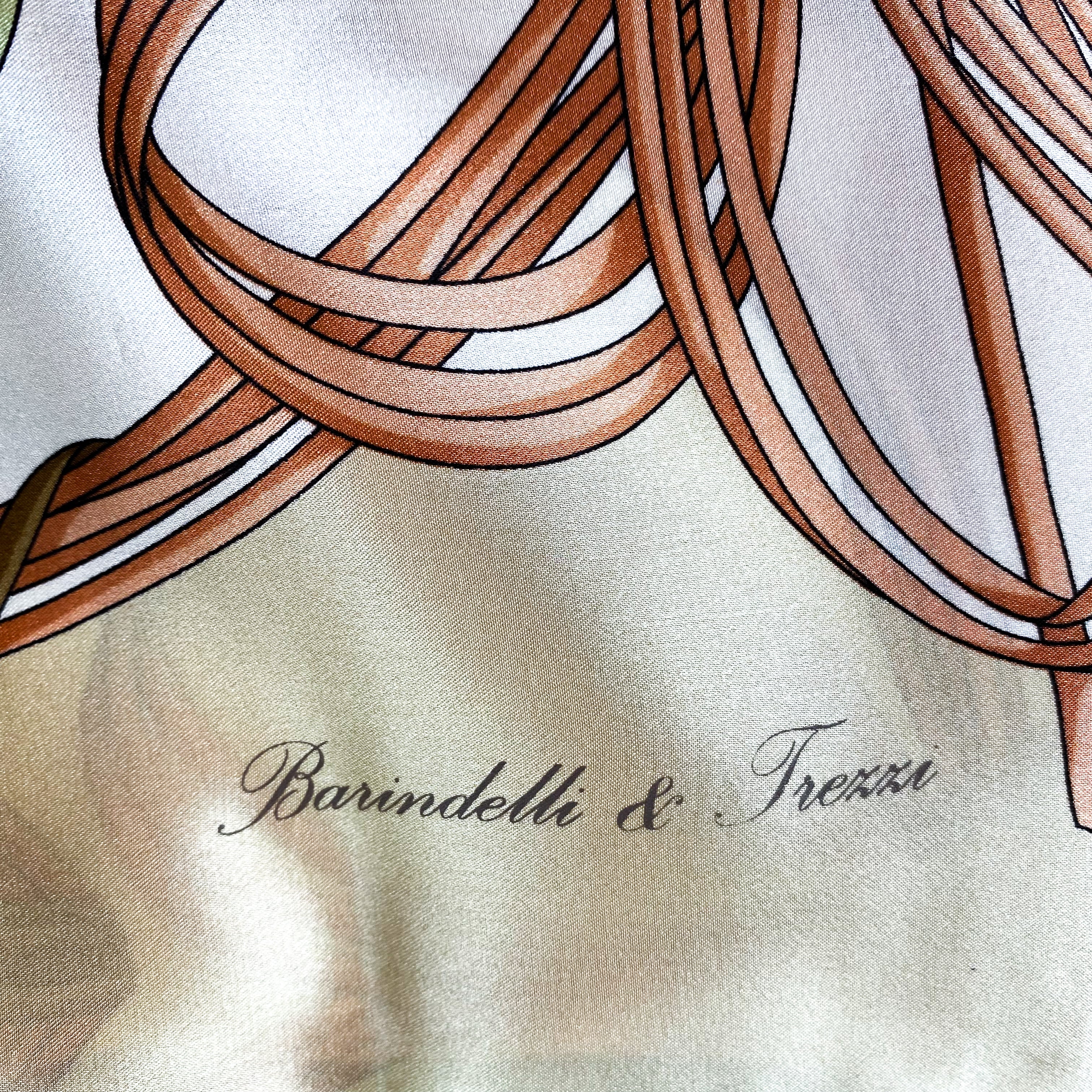 Barindelli & Trezzi Floral Italian Silk Scarf