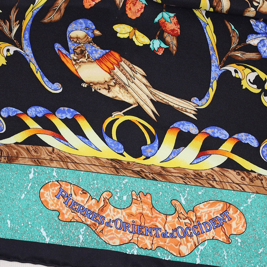 Hermés Pierres D'orient Et D'occident Silk Scarf