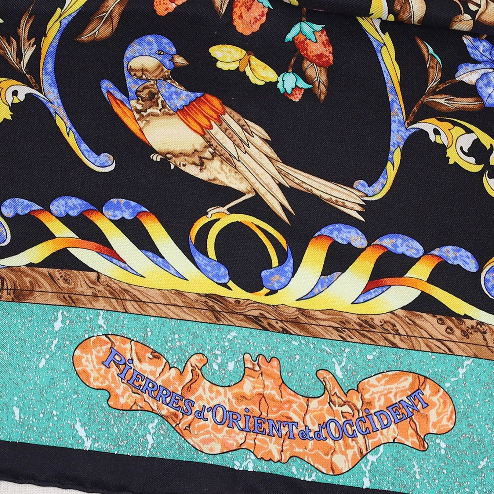 Hermés Pierres D'orient Et D'occident Silk Scarf