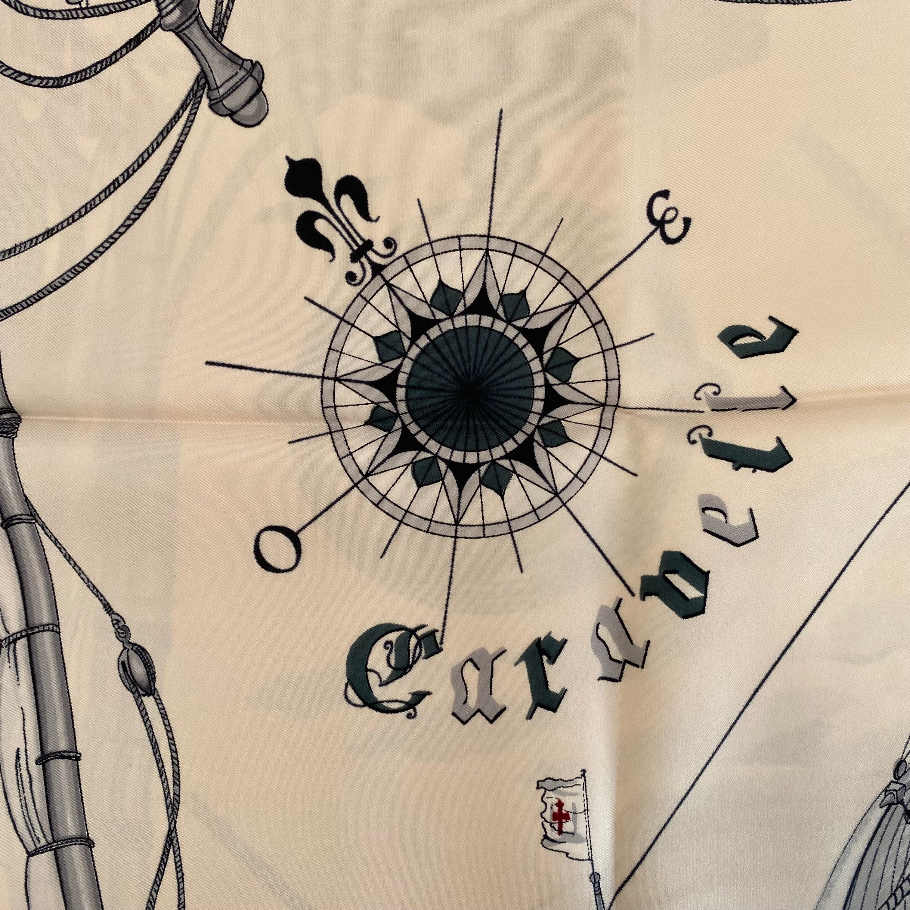 Hermès Caravelle Vintage Silk Scarf