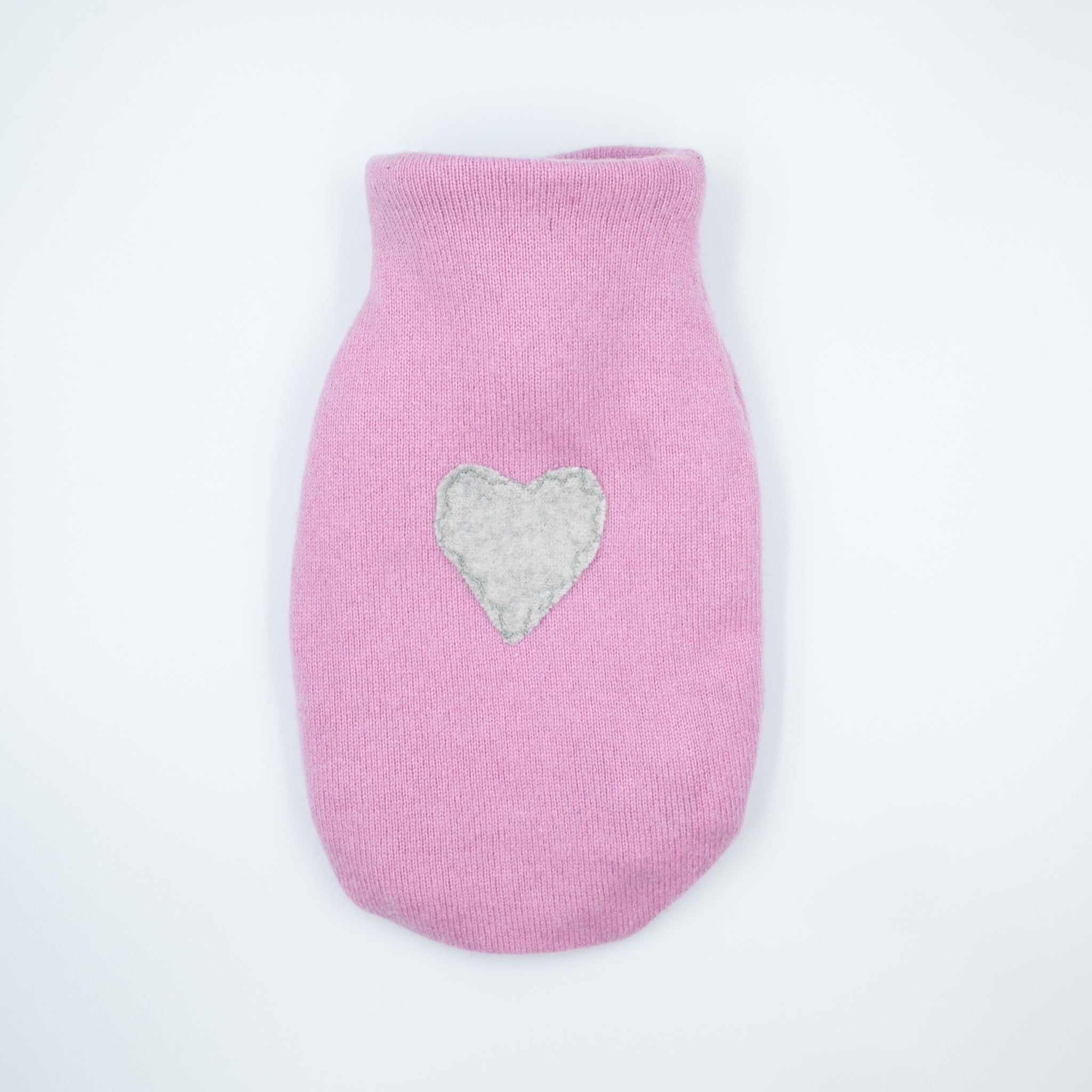 Carnation Pink Cashmere Small Hot Water Bottle
