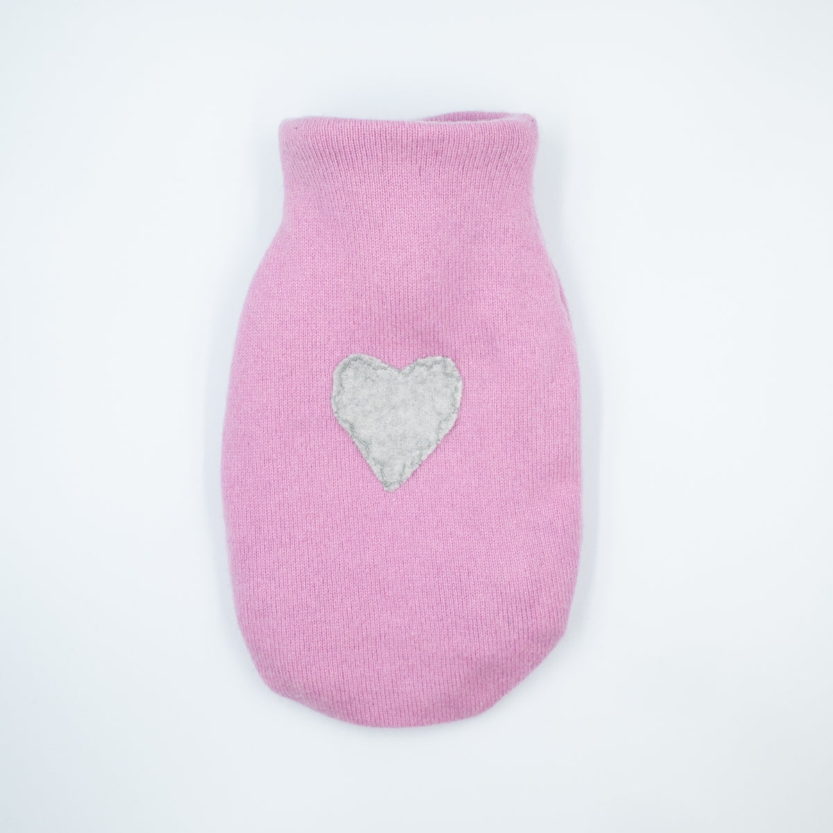 Carnation Pink Cashmere Small Hot Water Bottle