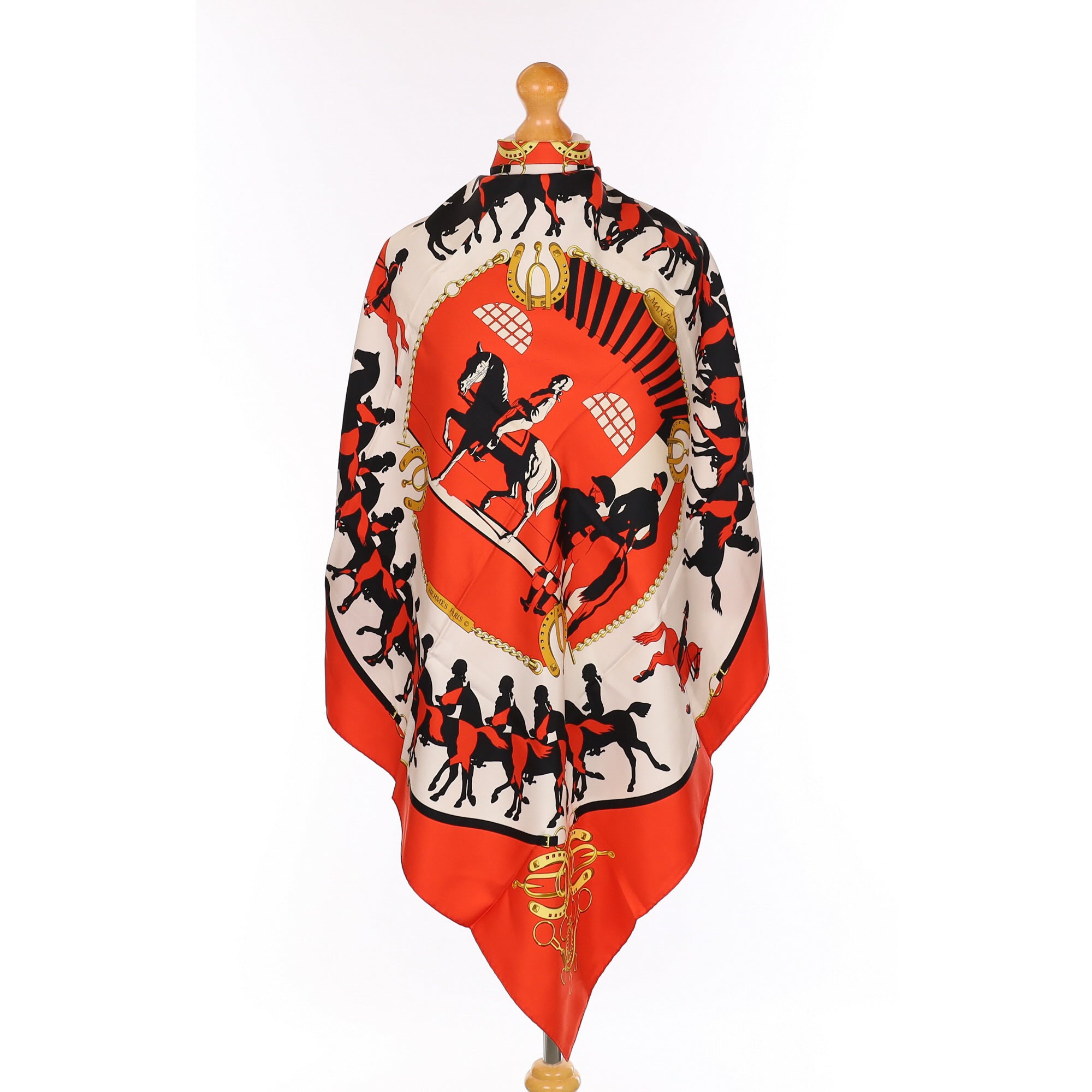 Hermès Manège Silk Scarf Quite Rare