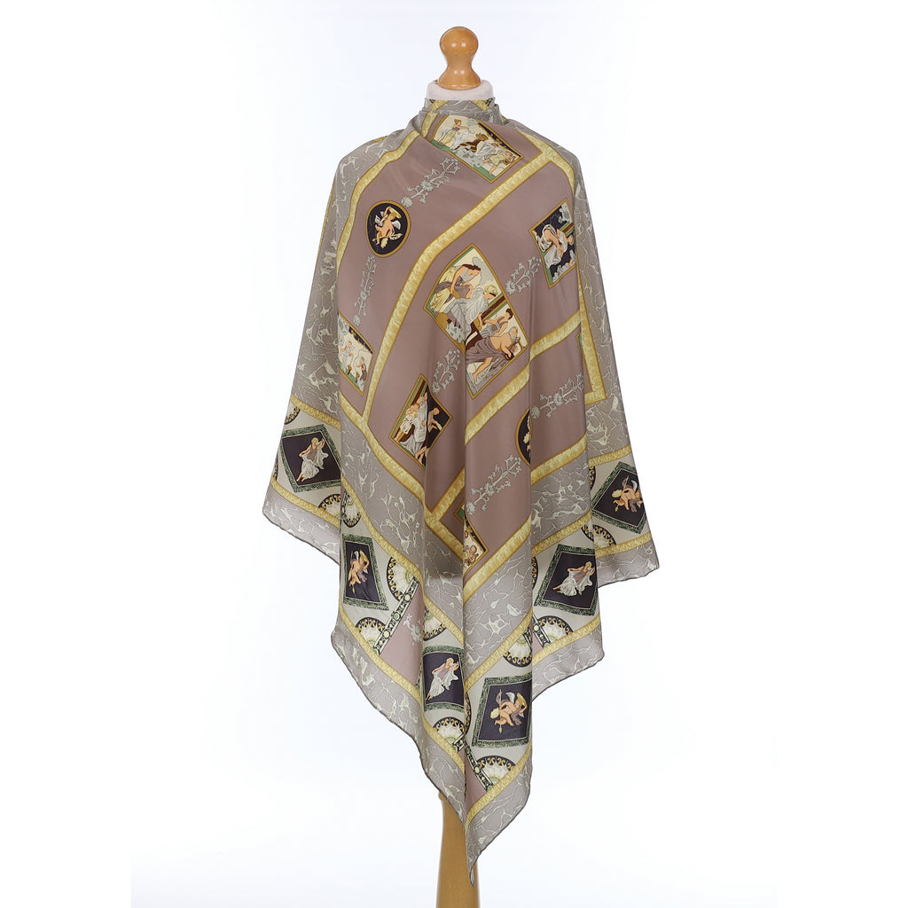 English Eccentrics Renaissance Style Silk Scarf