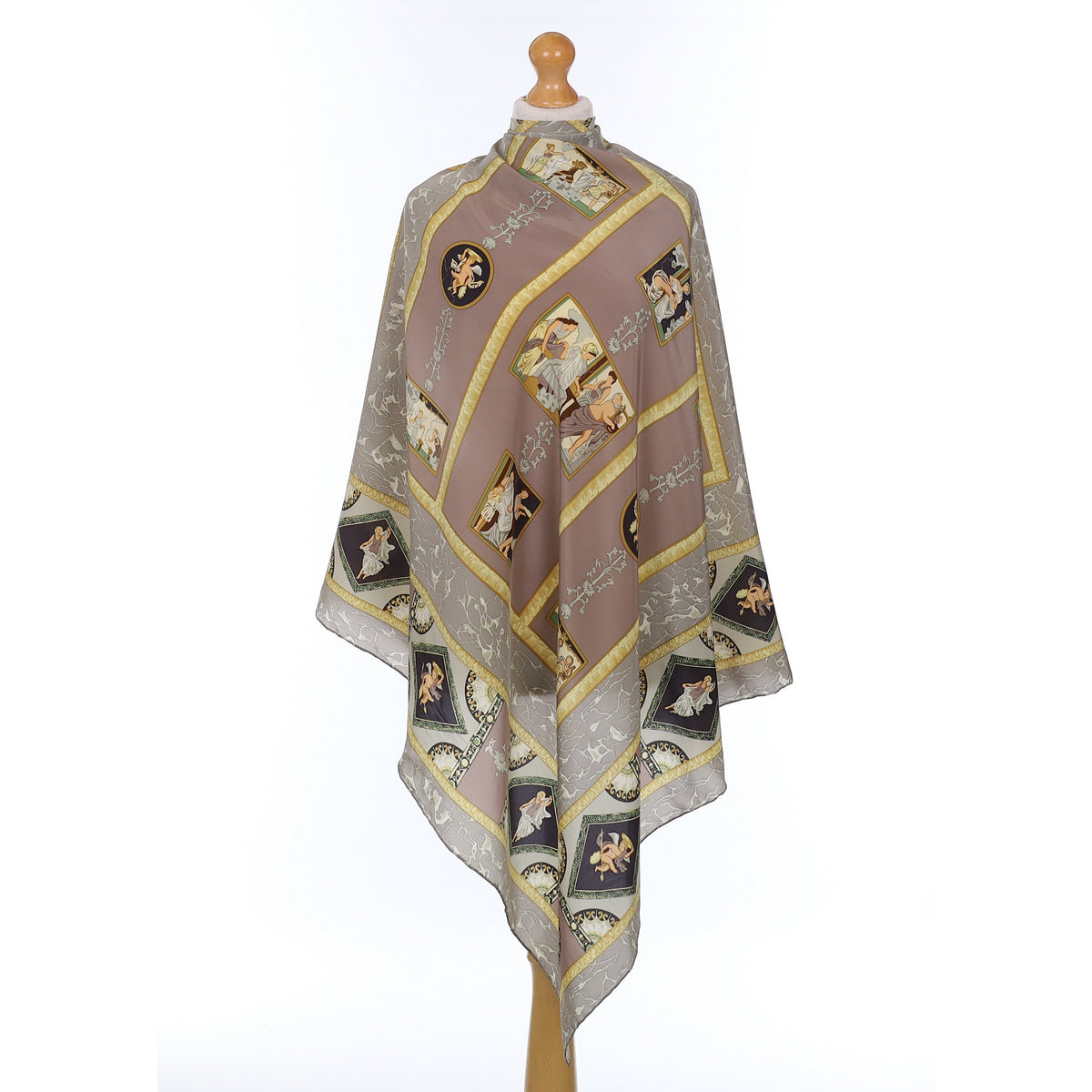 English Eccentrics Renaissance Style Silk Scarf