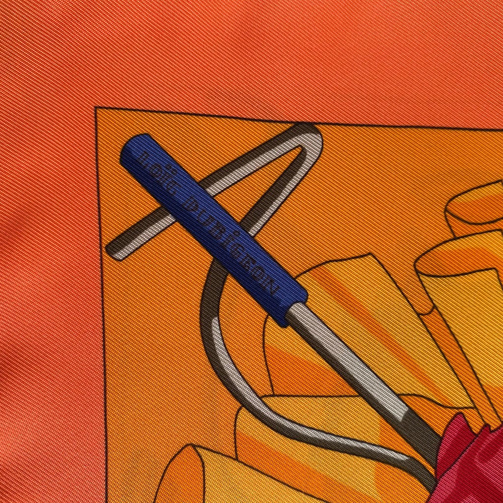 Hermès Charmes Des Plages Normandes Silk Scarf