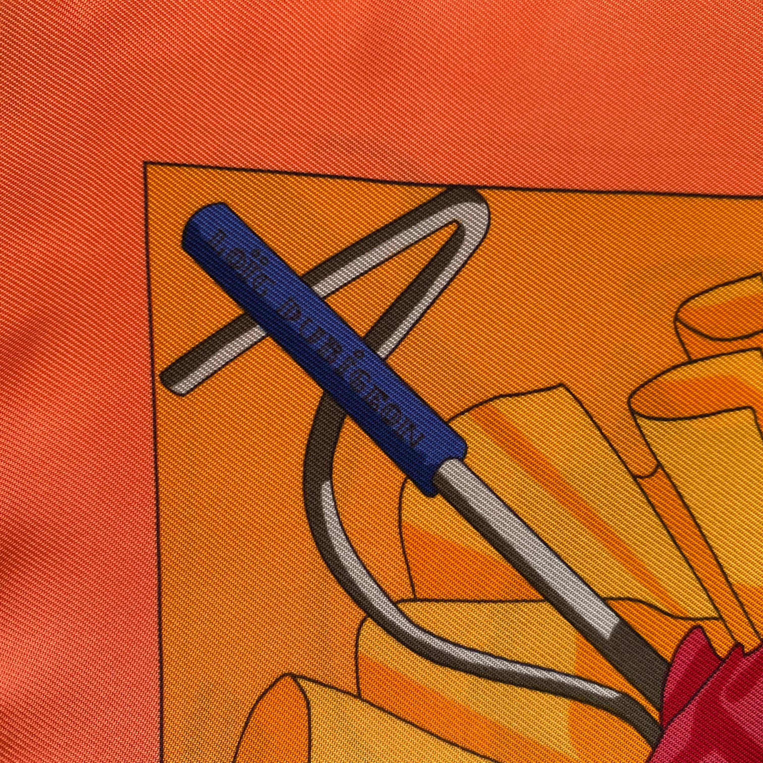 Hermès Charmes Des Plages Normandes Silk Scarf