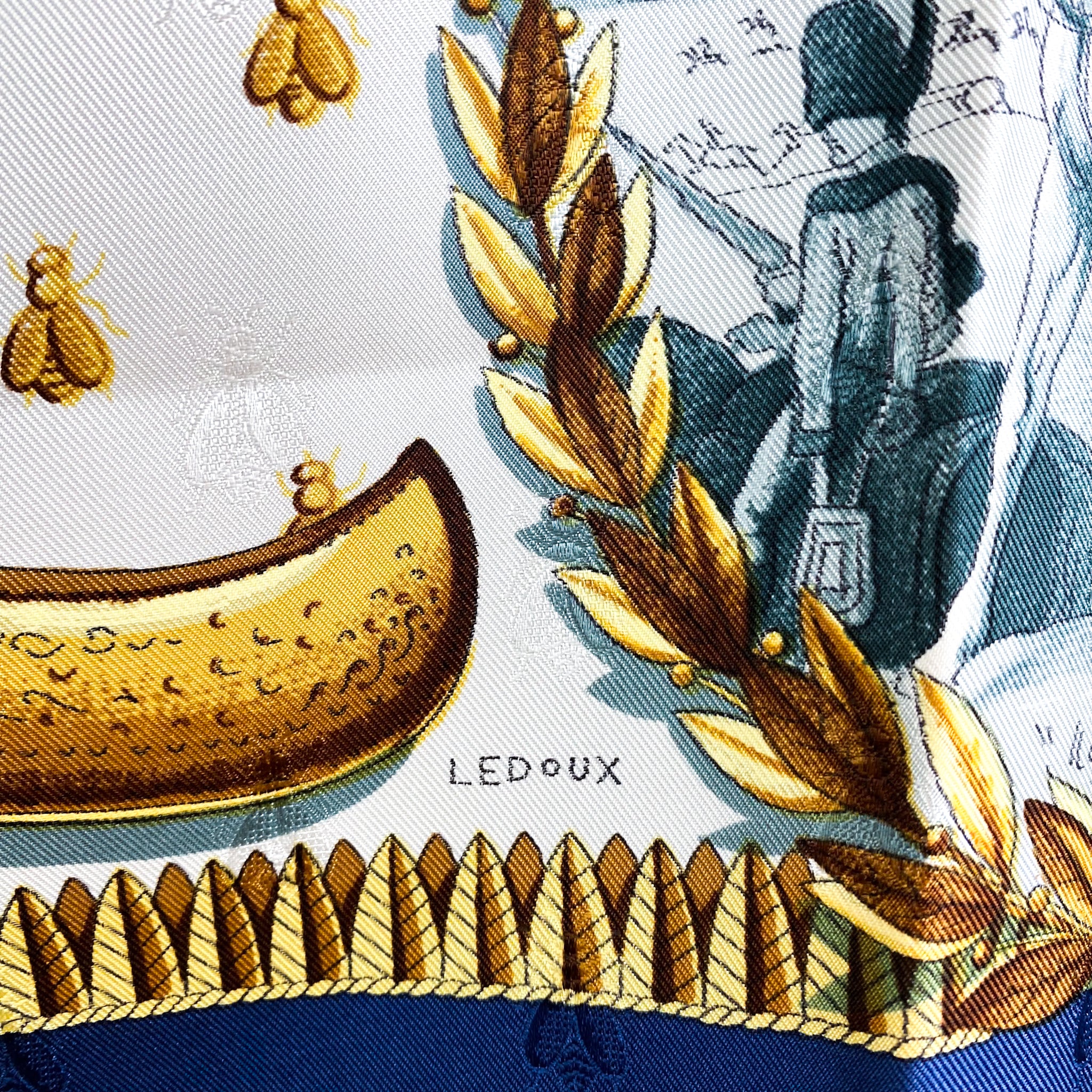 Boxed Hermes Napoléon Silk Scarf