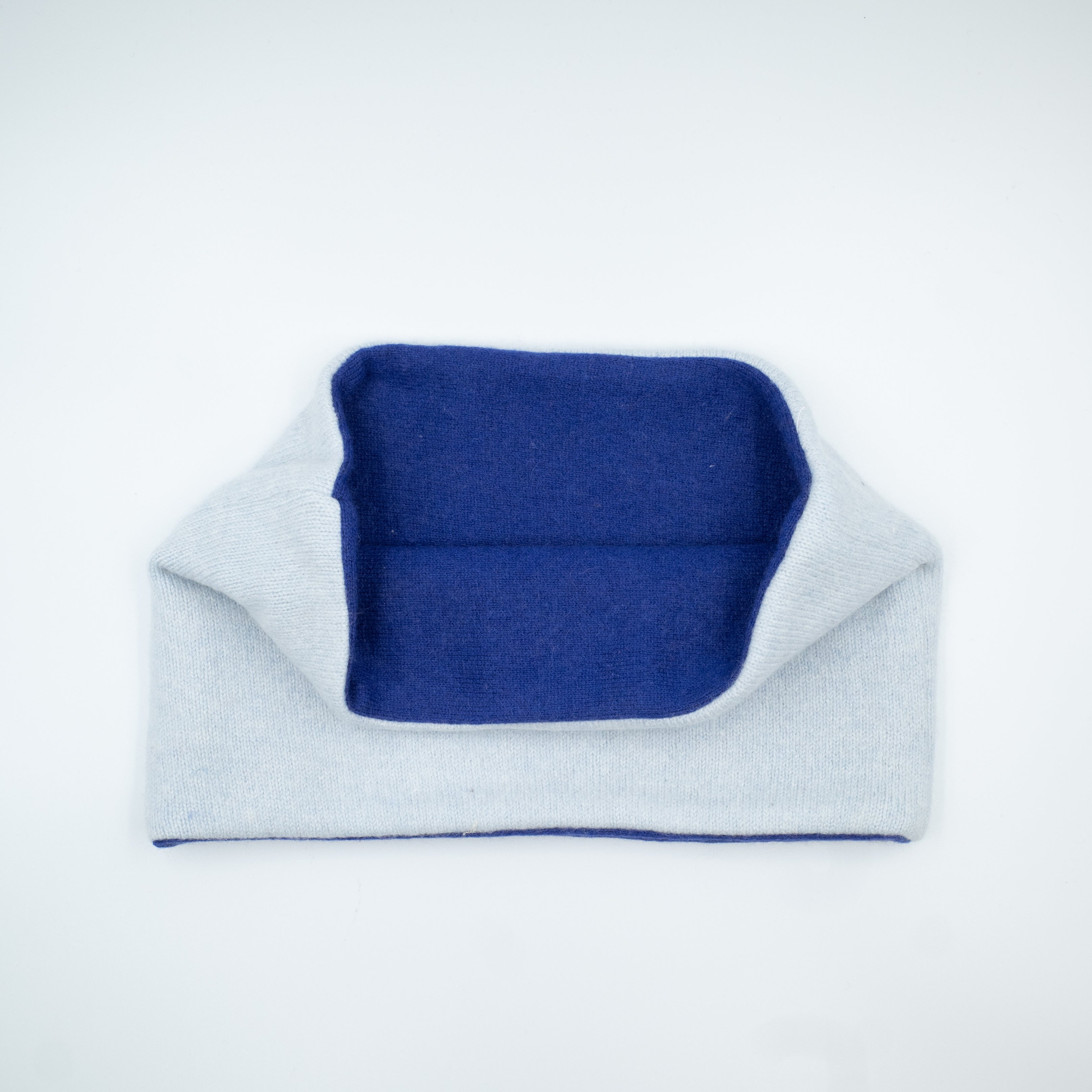 Palest Sky and Royal Blue Neck Warmer