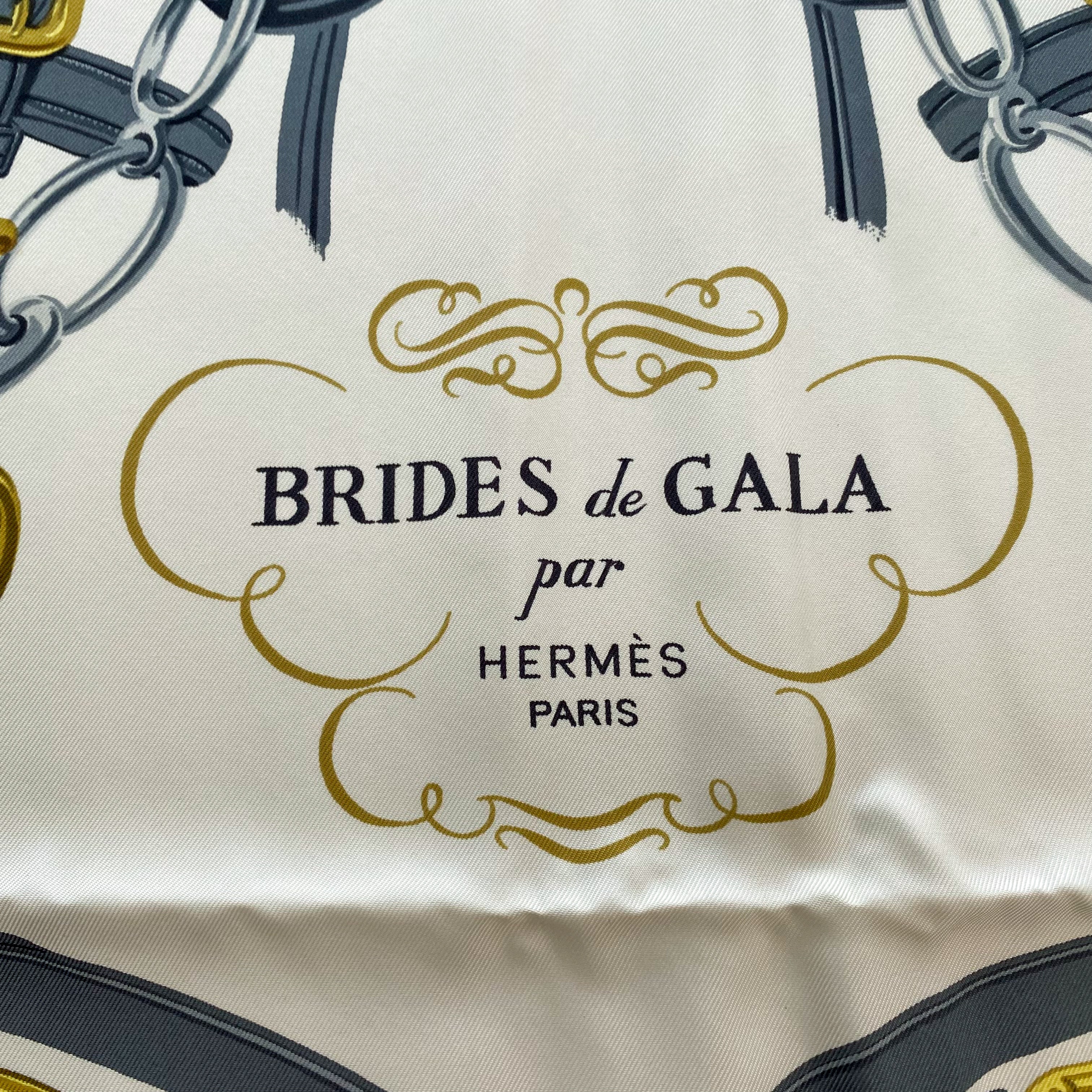 Brand New Hermès Boxed Brides De Gala Silk Scarf