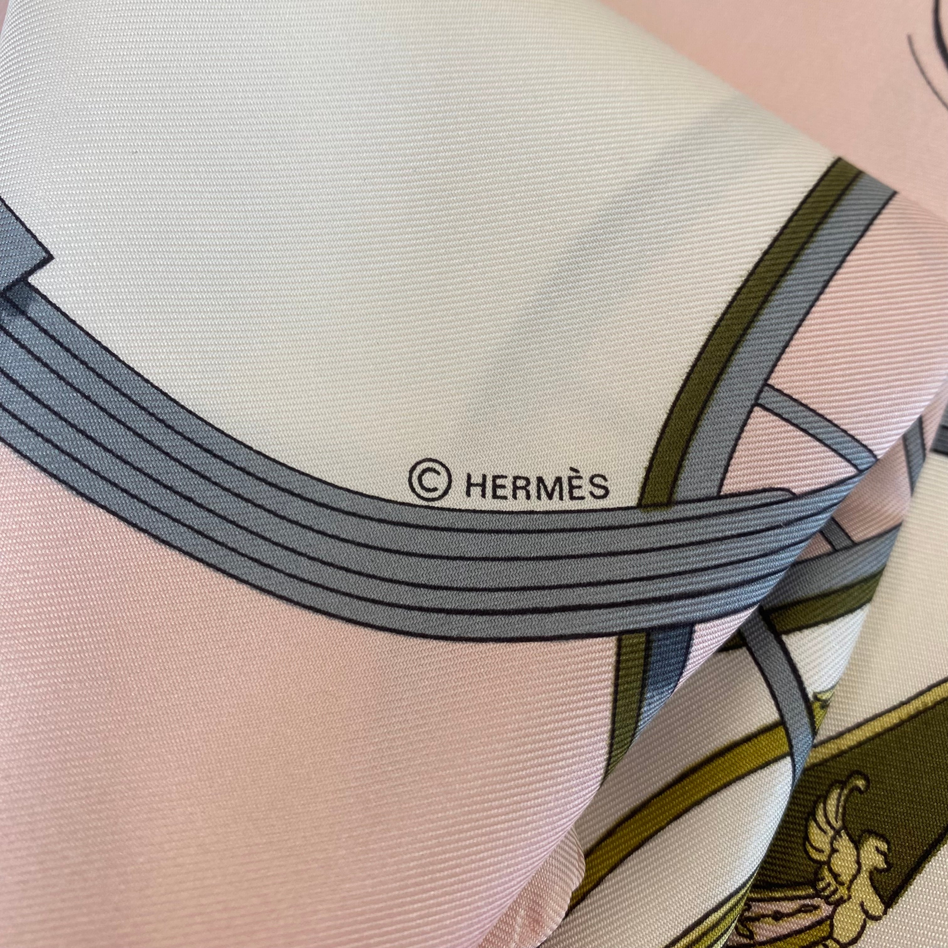 Hermès Springs Silk Scarf