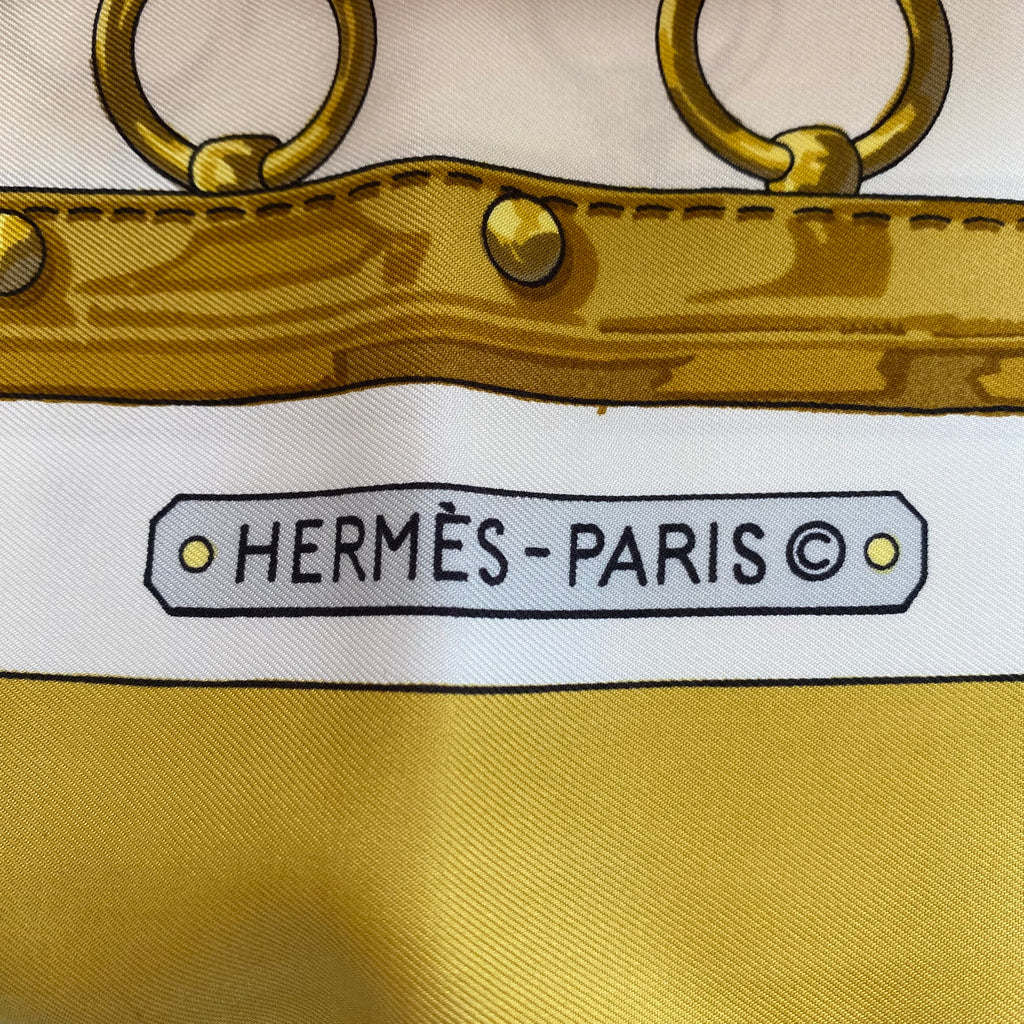 Hermès Aux Champs Silk Scarf