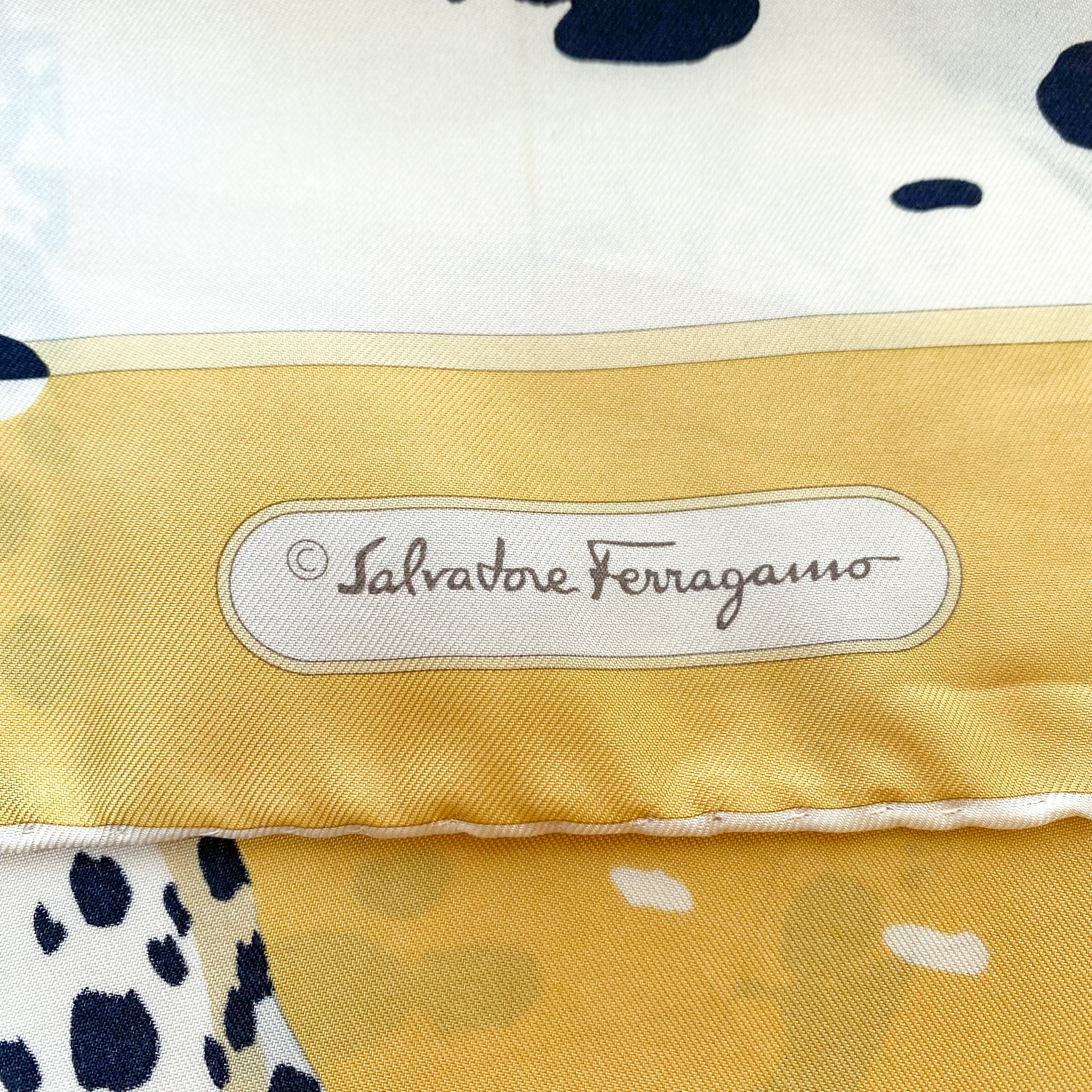Salvatore Ferragamo Designer Silk Scarf
