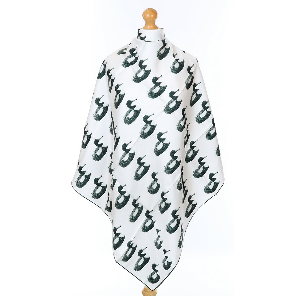 Brand New Burberry Duck Silk Scarf