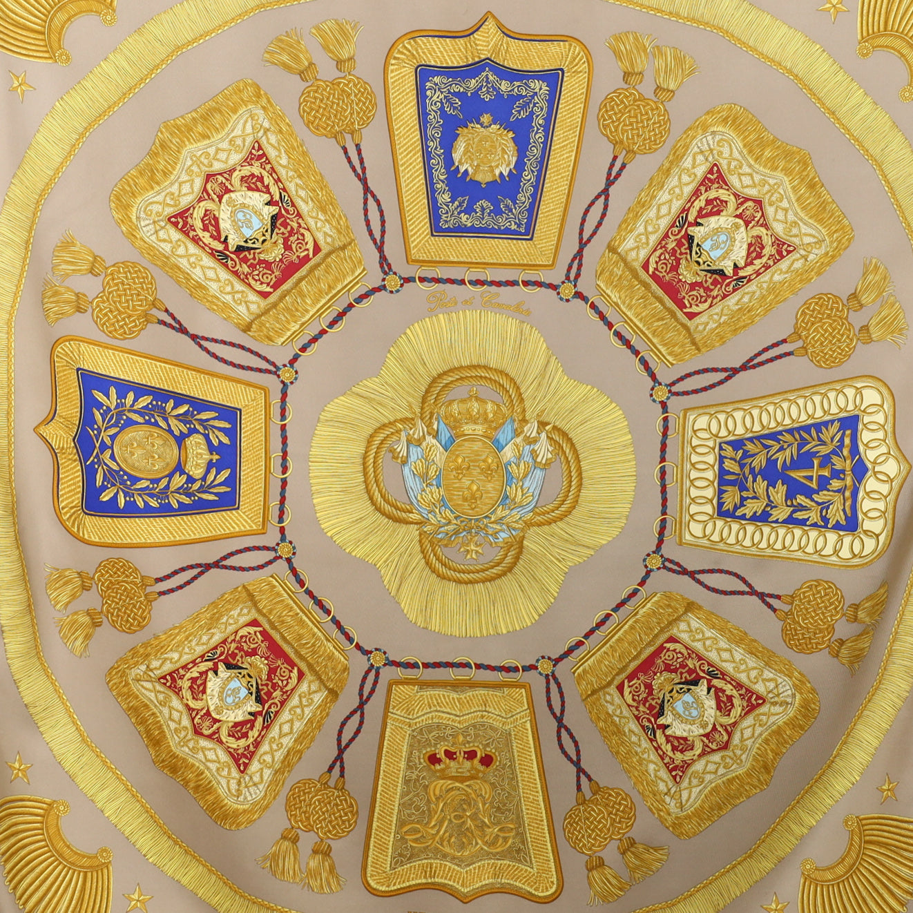 Hermès Poste Et Cavalerie Silk Scarf