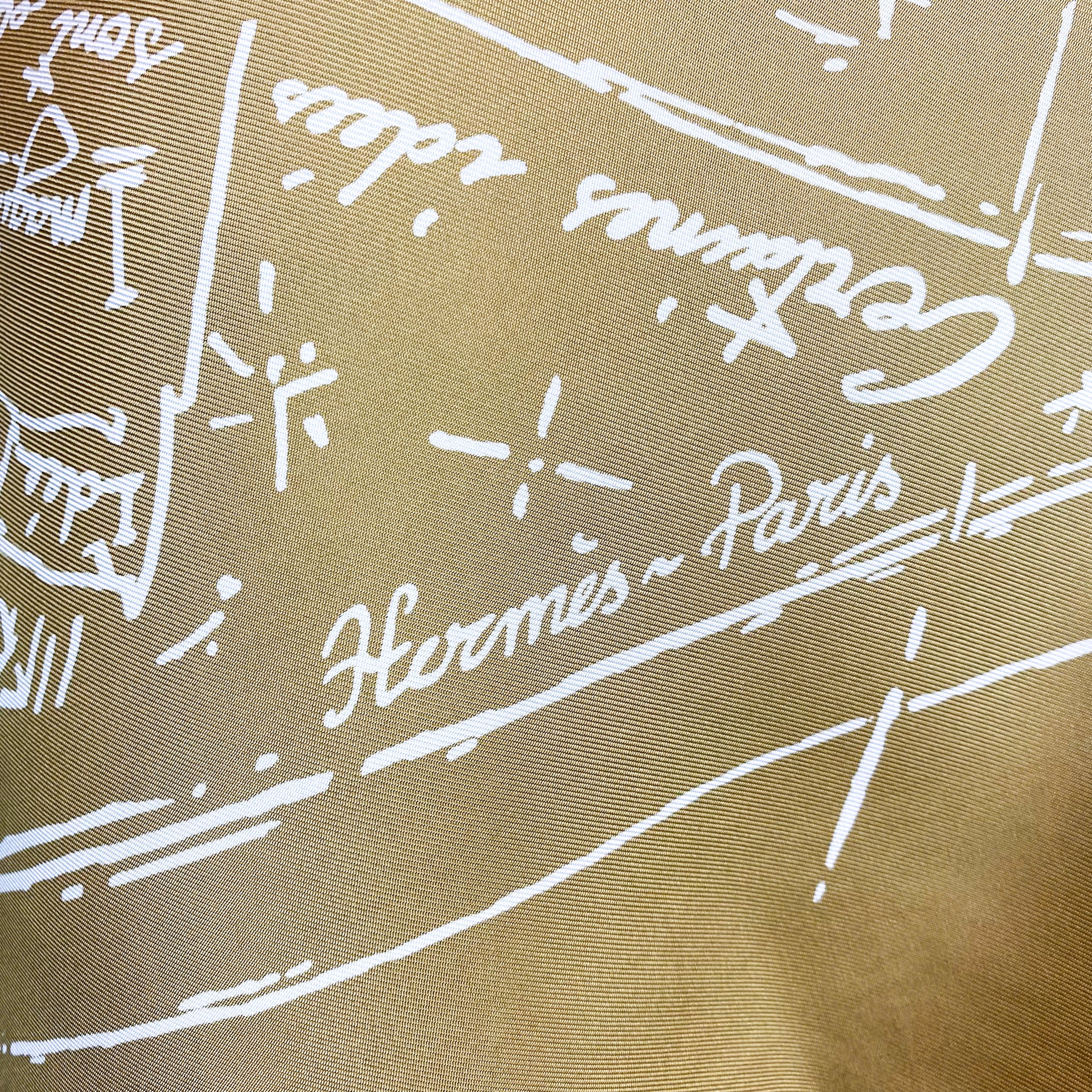 Immaculate Boxed Hermes Naissance d’une Idee Designer Silk Scarf