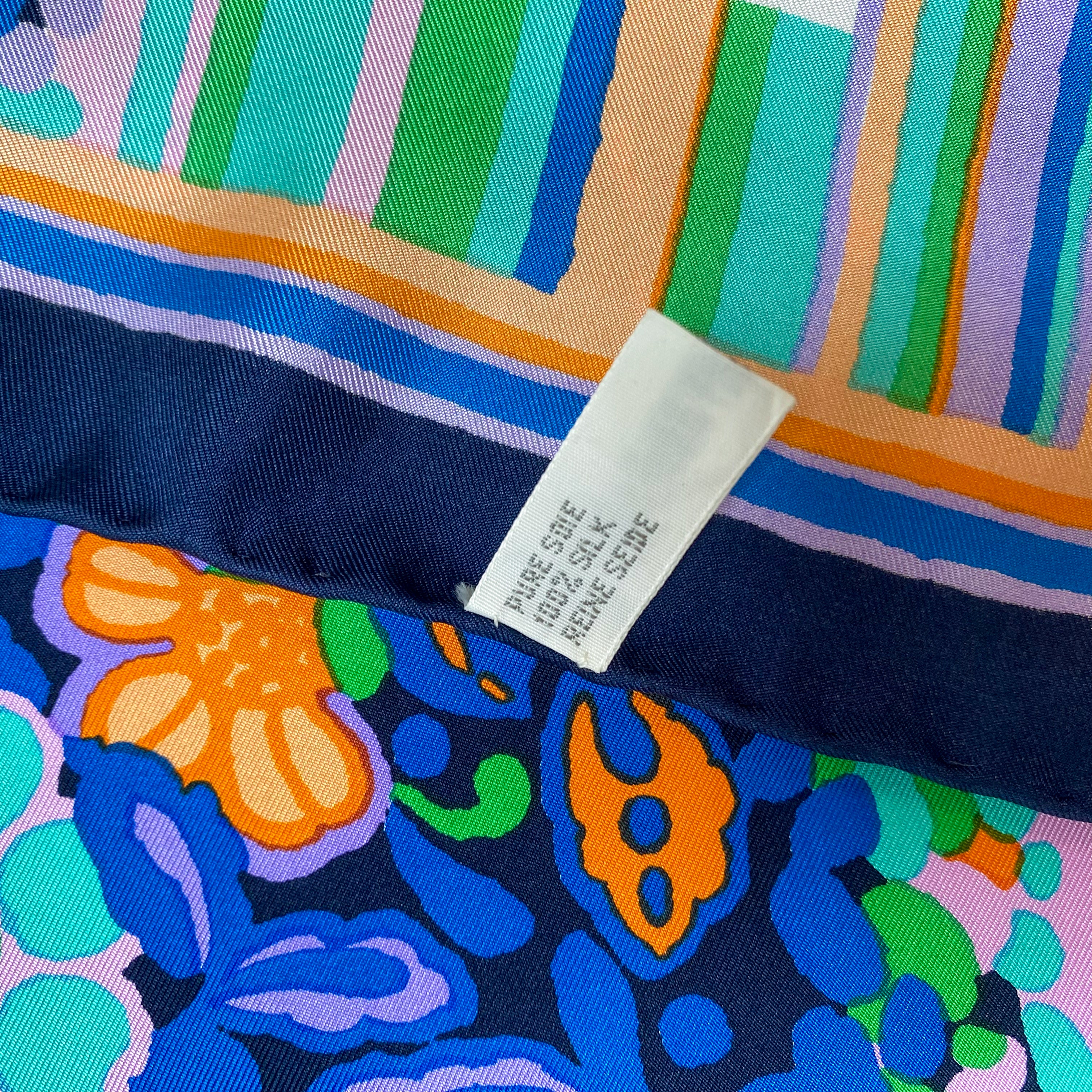 Brand New Boxed Christian Dior Vintage Silk Scarf
