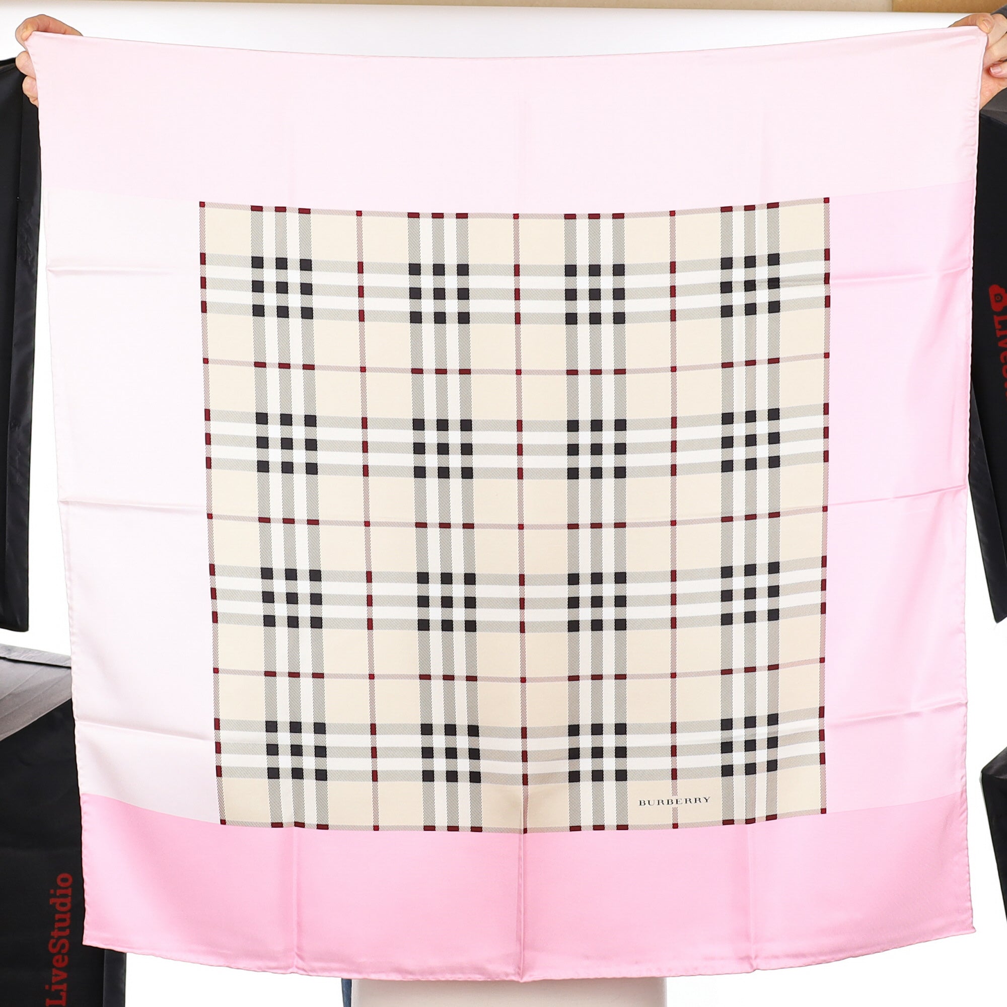 Brand New Boxed Burberry Vintage Silk Scarf