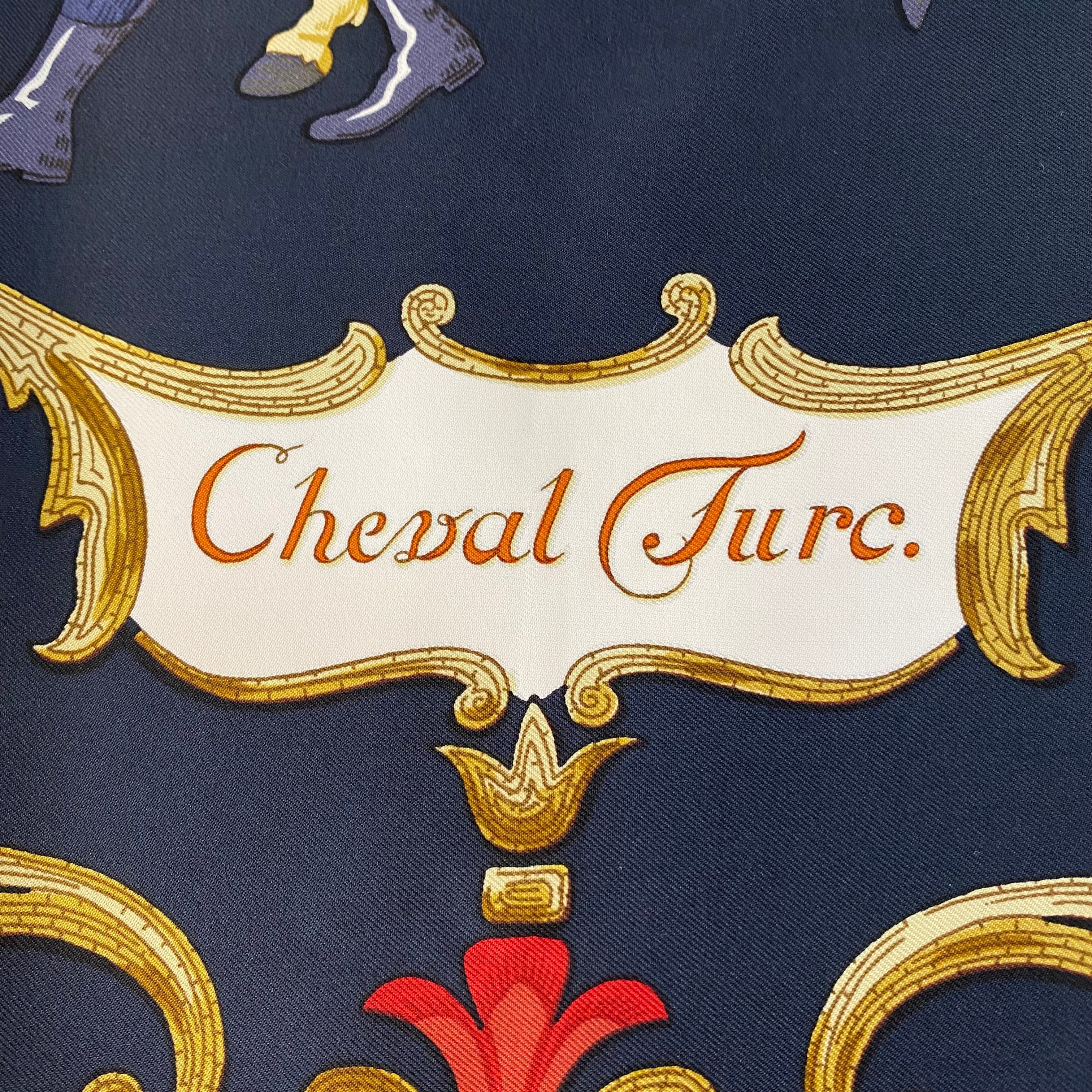 Hermès Cheval Turc Silk Scarf