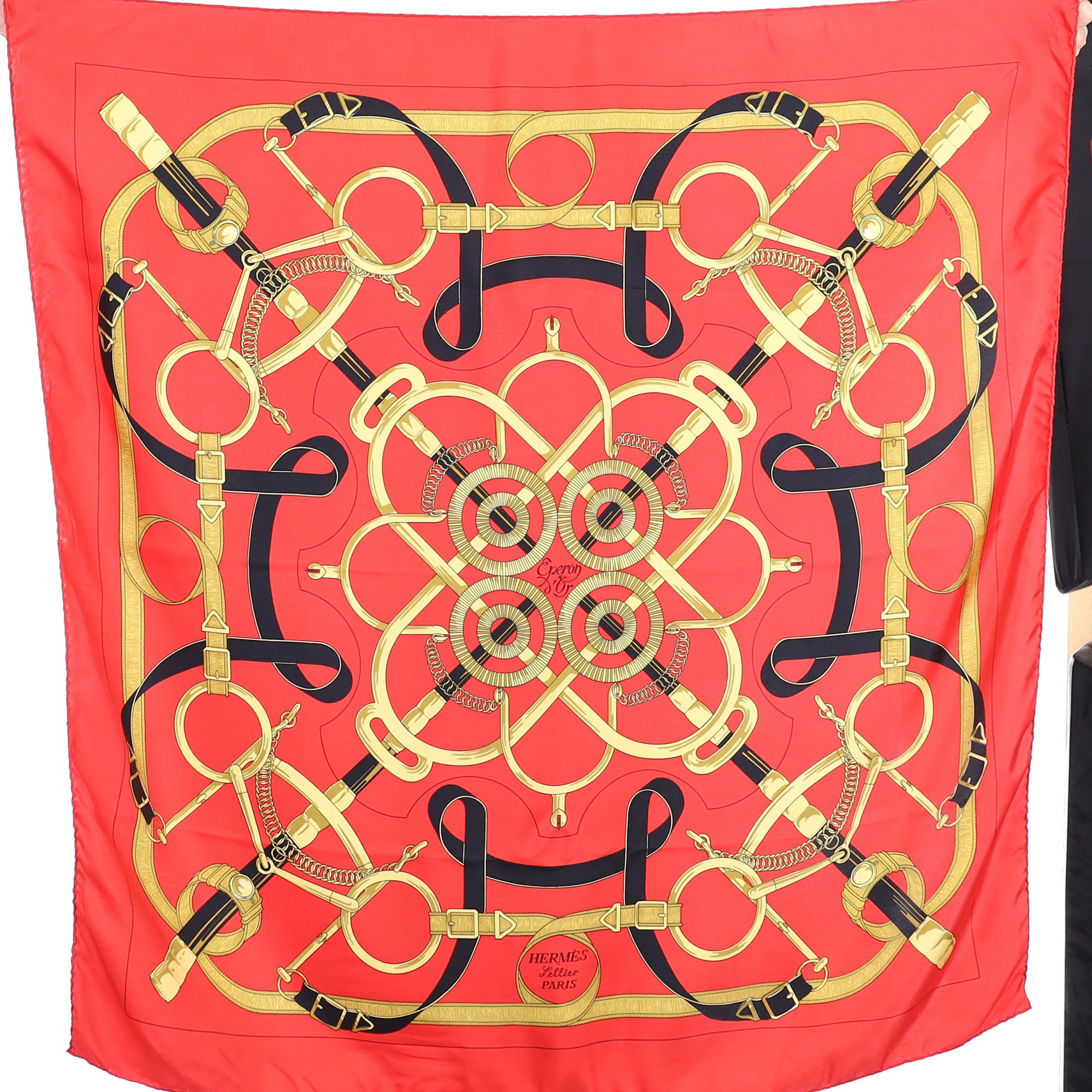 Hermès Eperon d’Or Silk Scarf