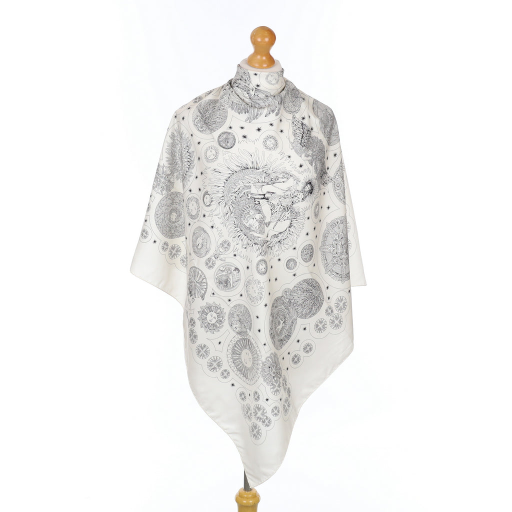 Hermès Le Roy Soleil Silk Scarf