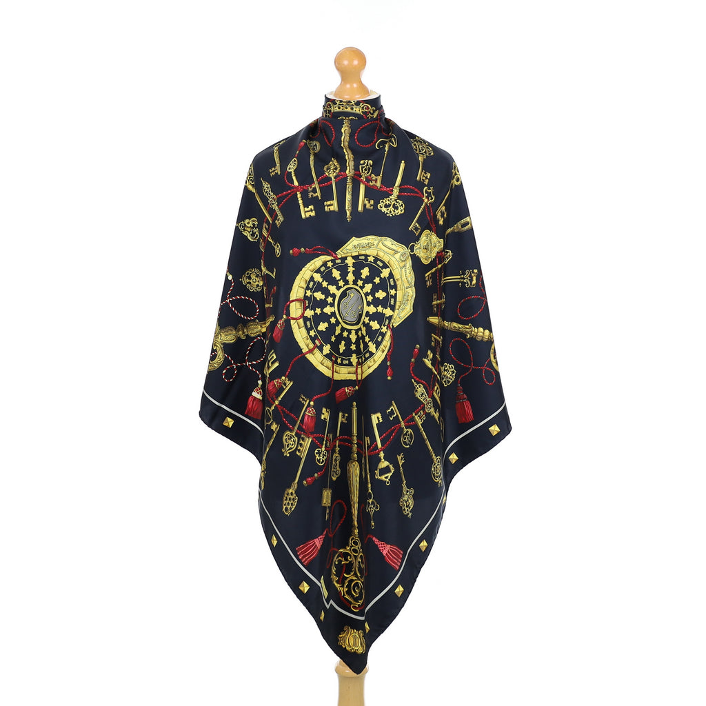 Hermès Les Clefs Silk Scarf
