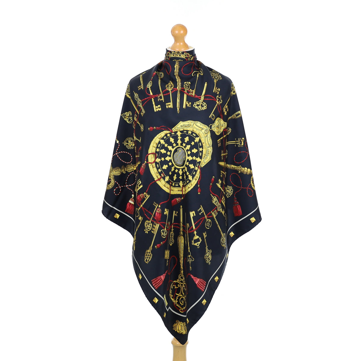 Hermès Les Clefs Silk Scarf